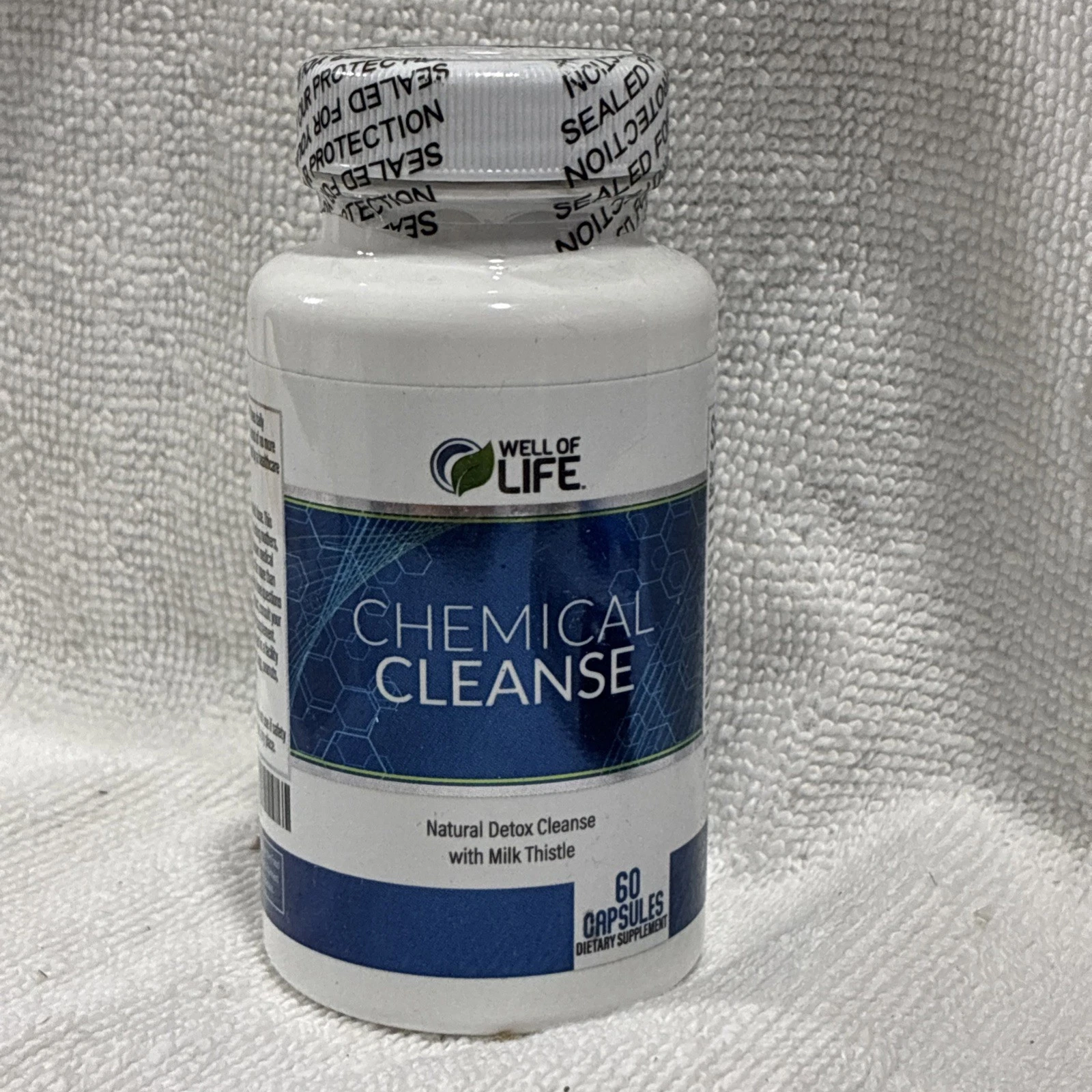 Well of Life Chemical Cleanse Non-GMO 60 capsules exp: 10/2026
