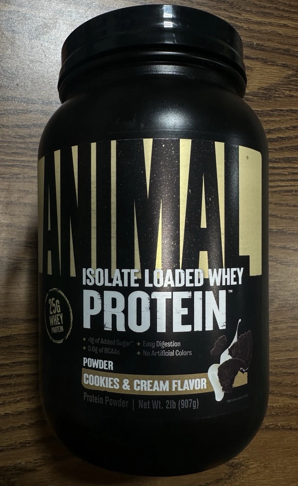 Universal Nutrition Animal Whey Protein Powder Cookies & Cream, 2 lb Exp 12/2025