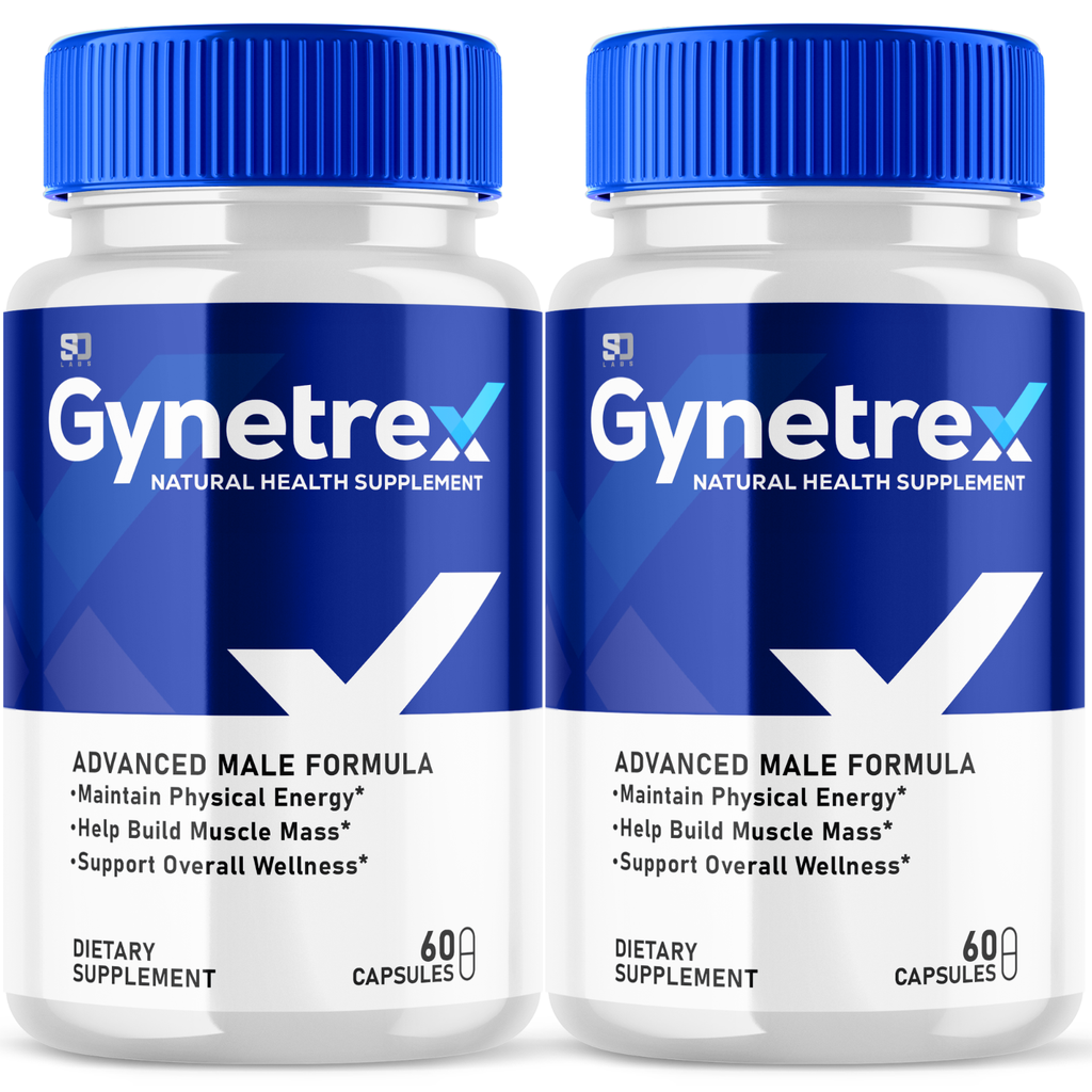 (2 Pack) Gynetrex Male Enhancement Pills - Maximize Energy, Vitality & Stamina