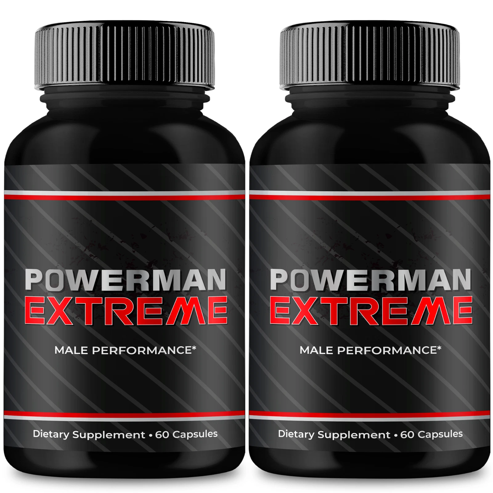 (2 Pack) Power Man Extreme Capsules , PowerMan Advanced Male Support Pills