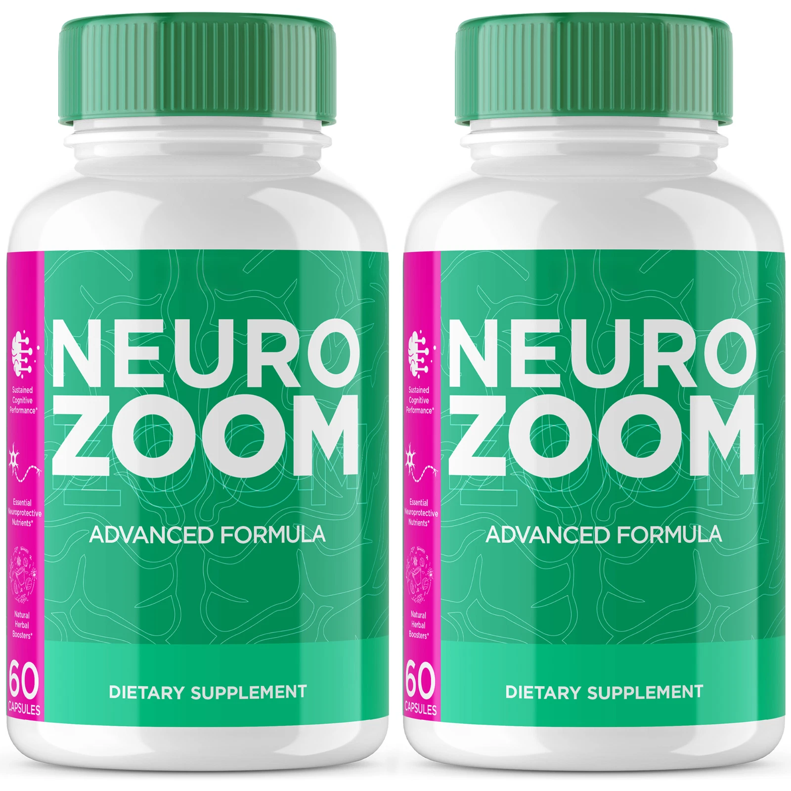 Neurozoom Advanced Brain Support Supplement - Official Formula (2 Pack)