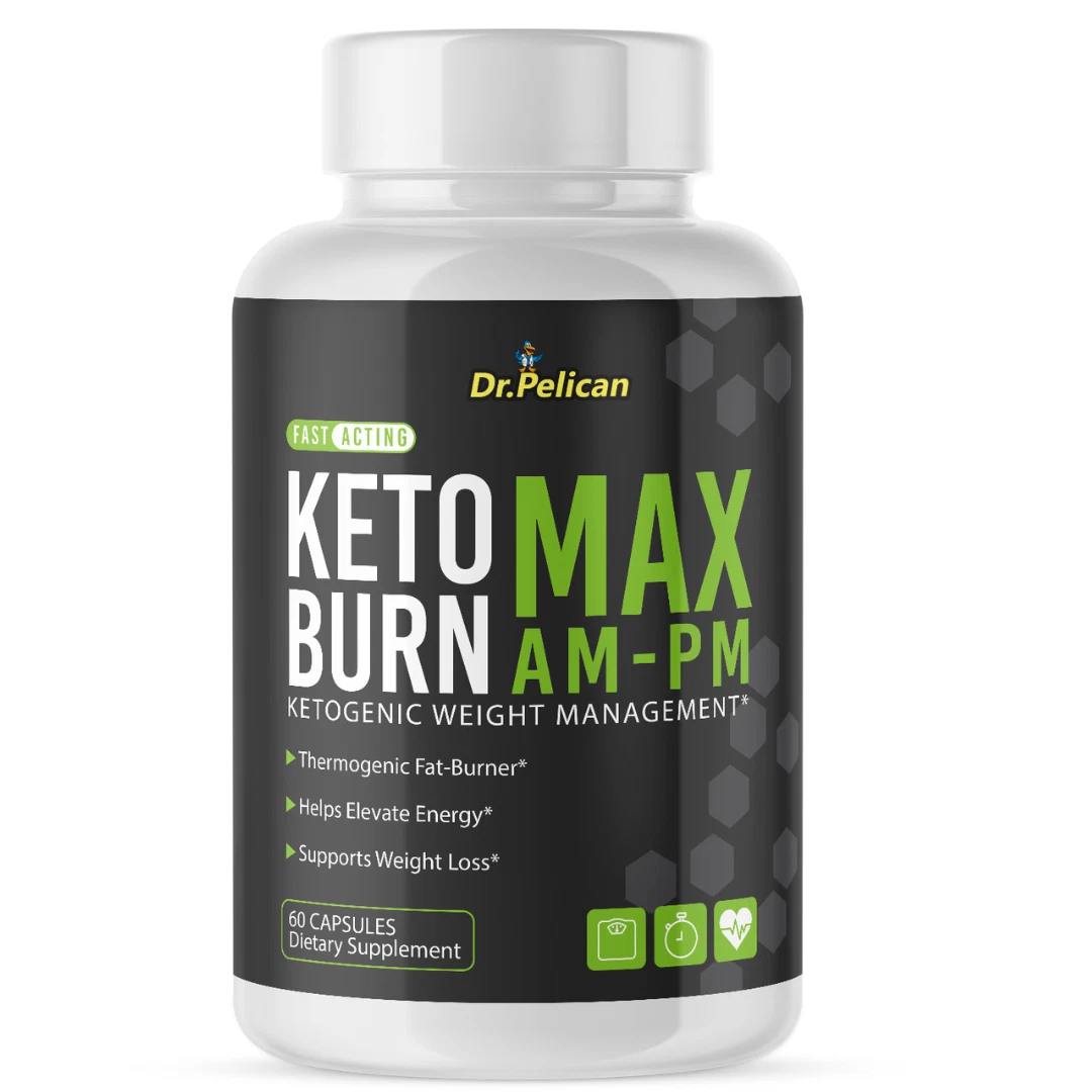 Keto Burn MAX AM-PM- Keto & Weight Support- 60 Capsules