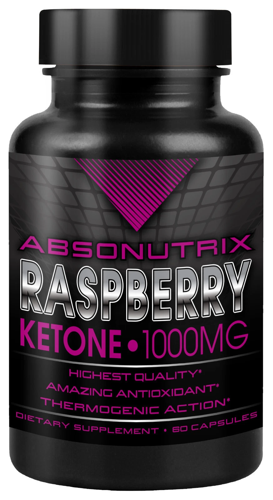 Absonutrix Raspberry ketone 1000mg 60 veg caps burn fat Weight management USA