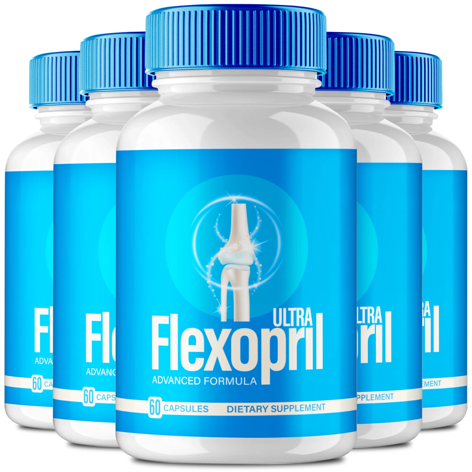 (5 Pack) Flexopril Ultra Joint Capsules, Advanced Joint & Bone Relief Support