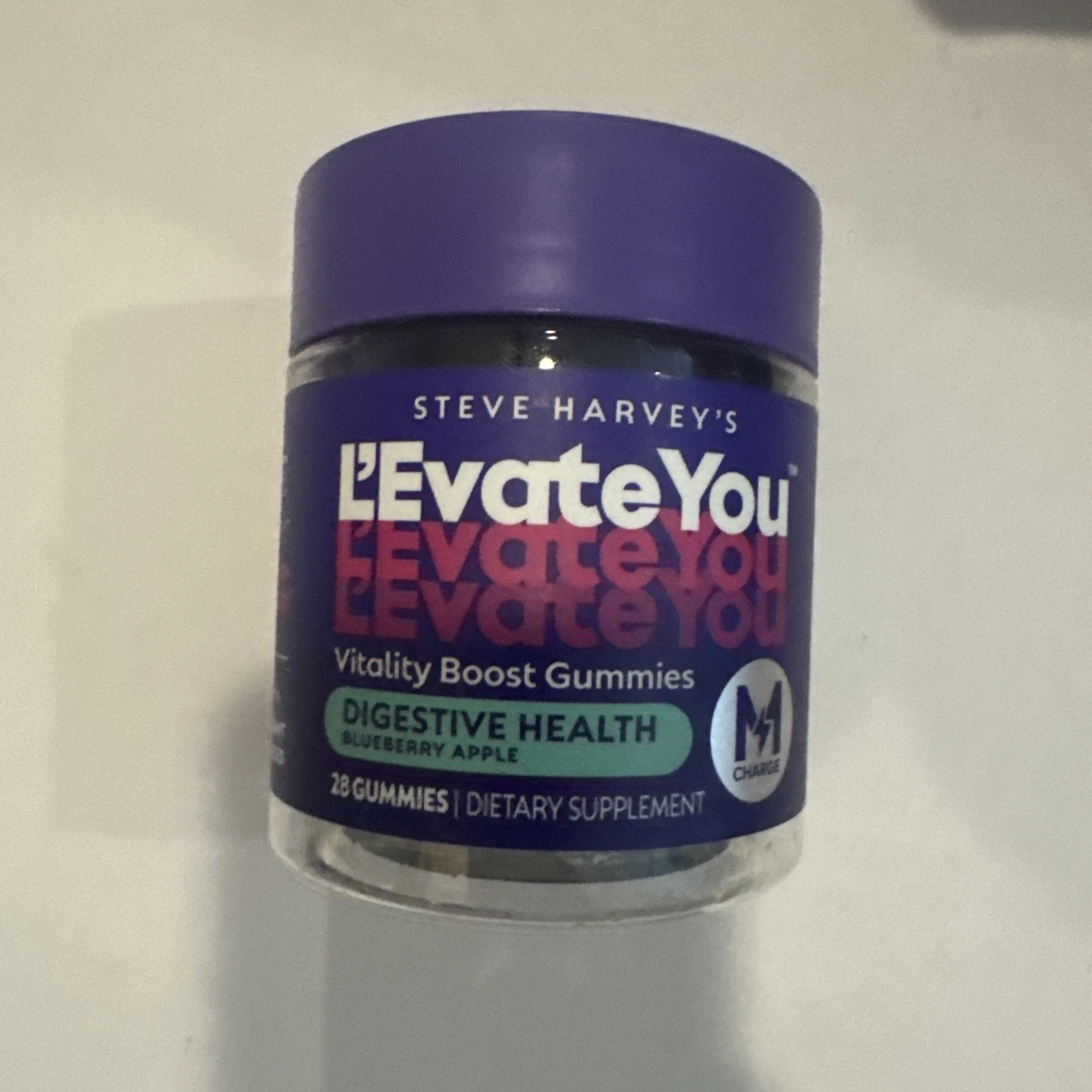 Steve Harvey L'Evate You Vitality Boost Gummy Digestive Health 28 Count