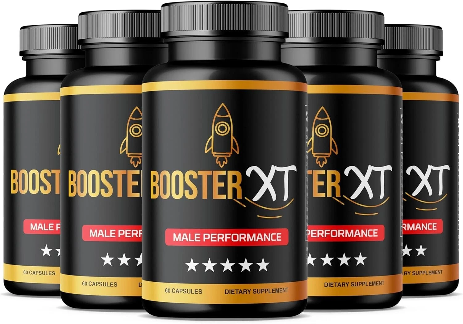 Booster XT Male Performance Advanced Formula Supplements (300 Capsules) 5-Pack