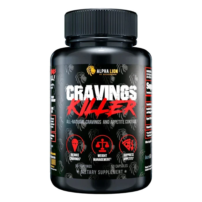 Alpha Lion Cravings Killer Appetite & Cravings Suppressant 50 Caps 100% Natural