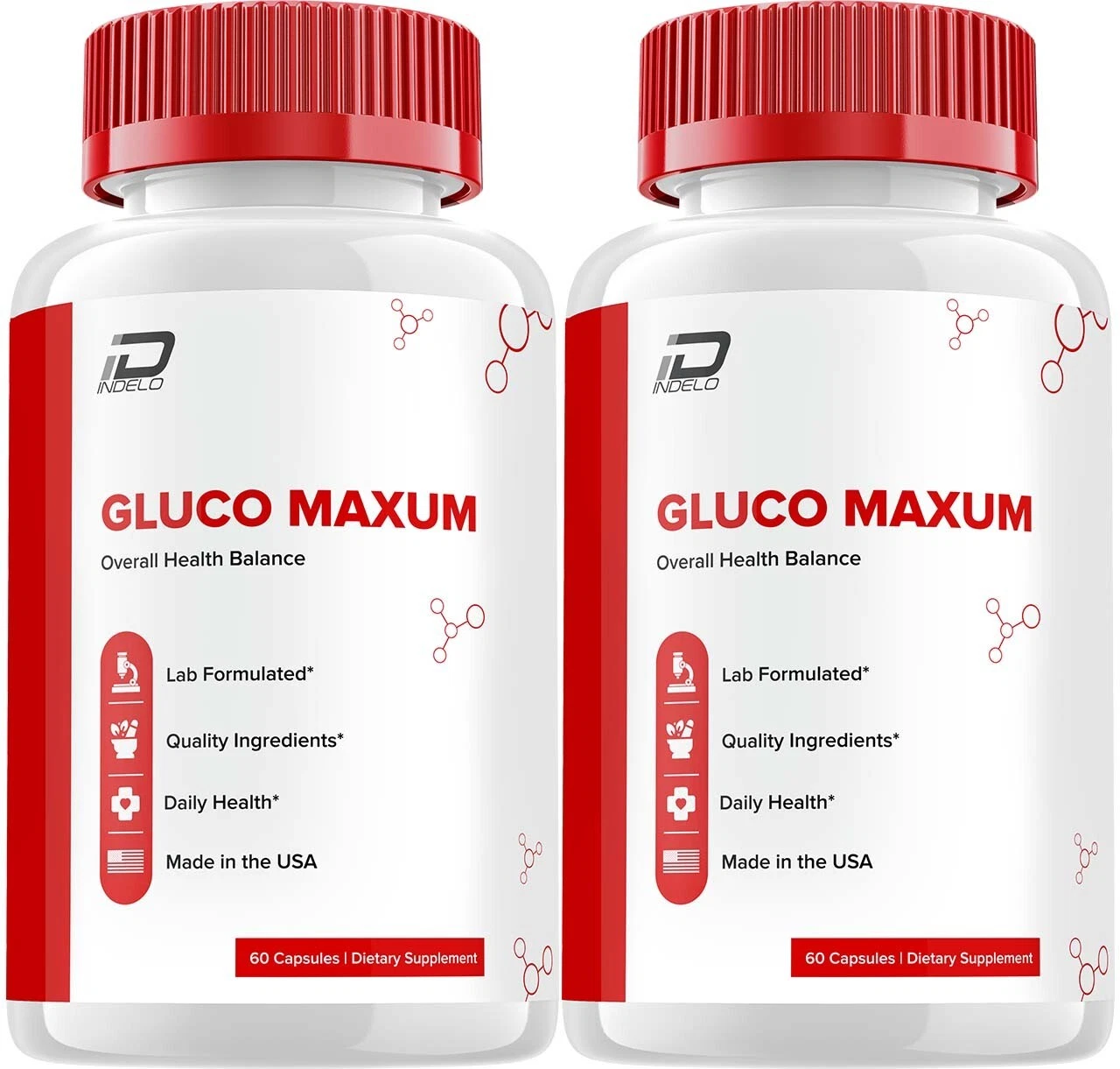 (2 Pack) Gluco Maxum Capsules – Gluco Max Pills Advanced Supplement, All Natural