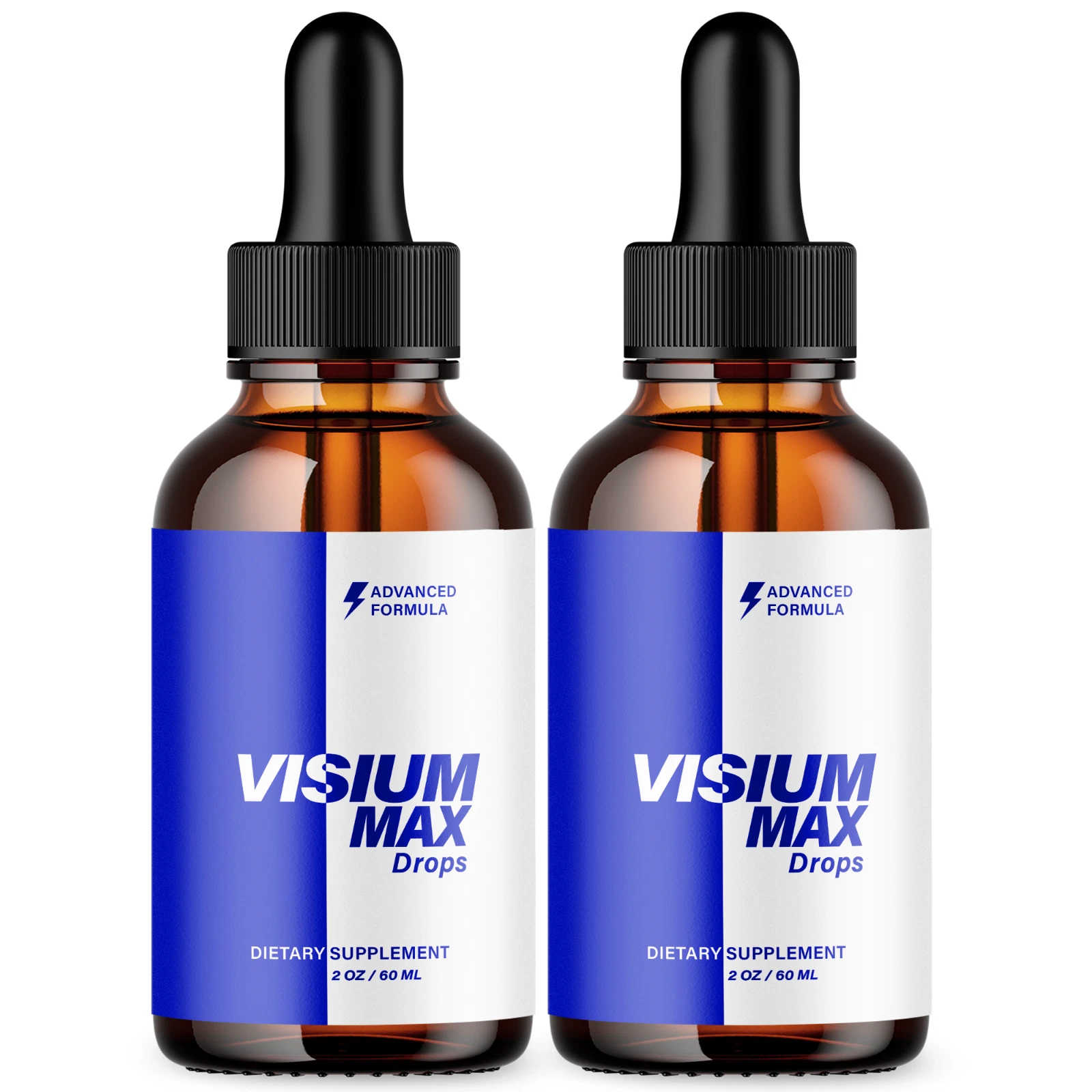 Visium Max Drops Enhance Vision Clarity Support Healthy Eye Function (2 Pack)