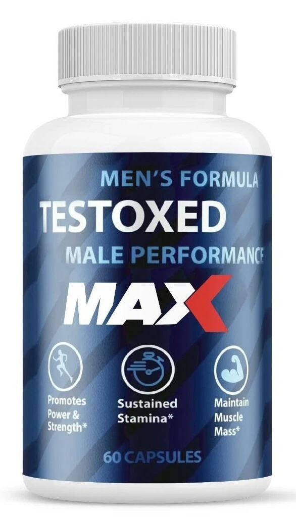 (1 Pack)Testoxed Male MAX Vitality Pills - Enhanced Endurance and Muscle Support
