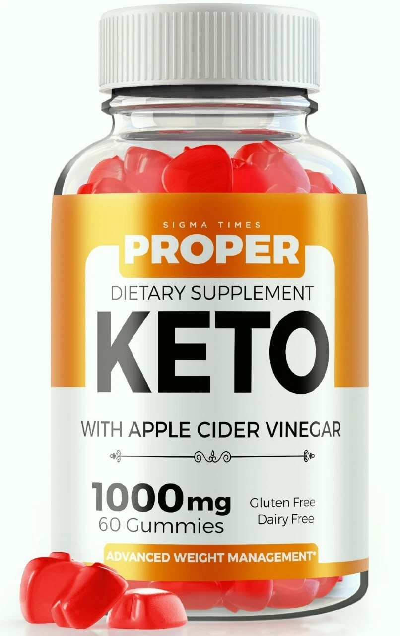 Proper Keto ACV Weight Loss Gummies to Support Rapid Fat Burning & Energy 60ct