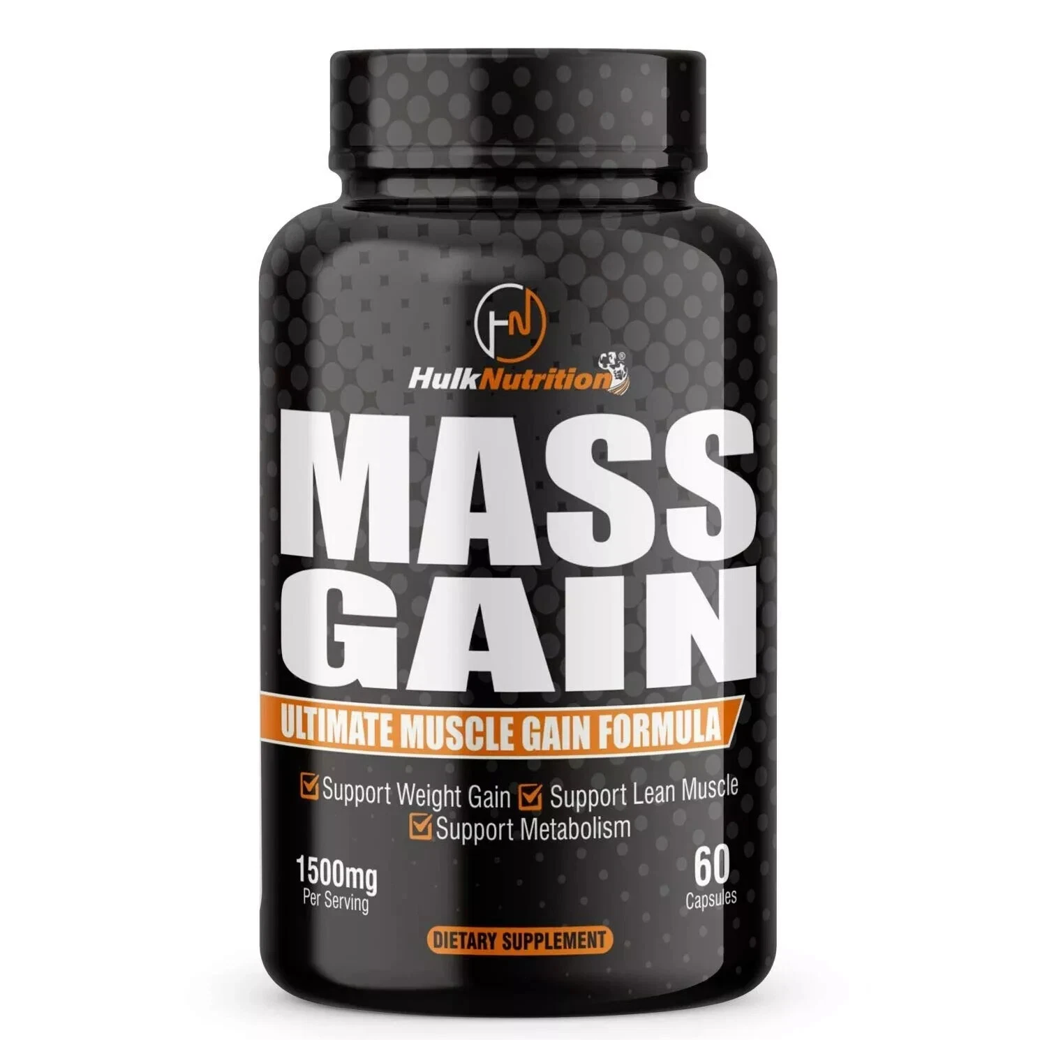 HulkNutrition Bulk Gain Mass & Weight Gainer Capsule, Pack of 2 .