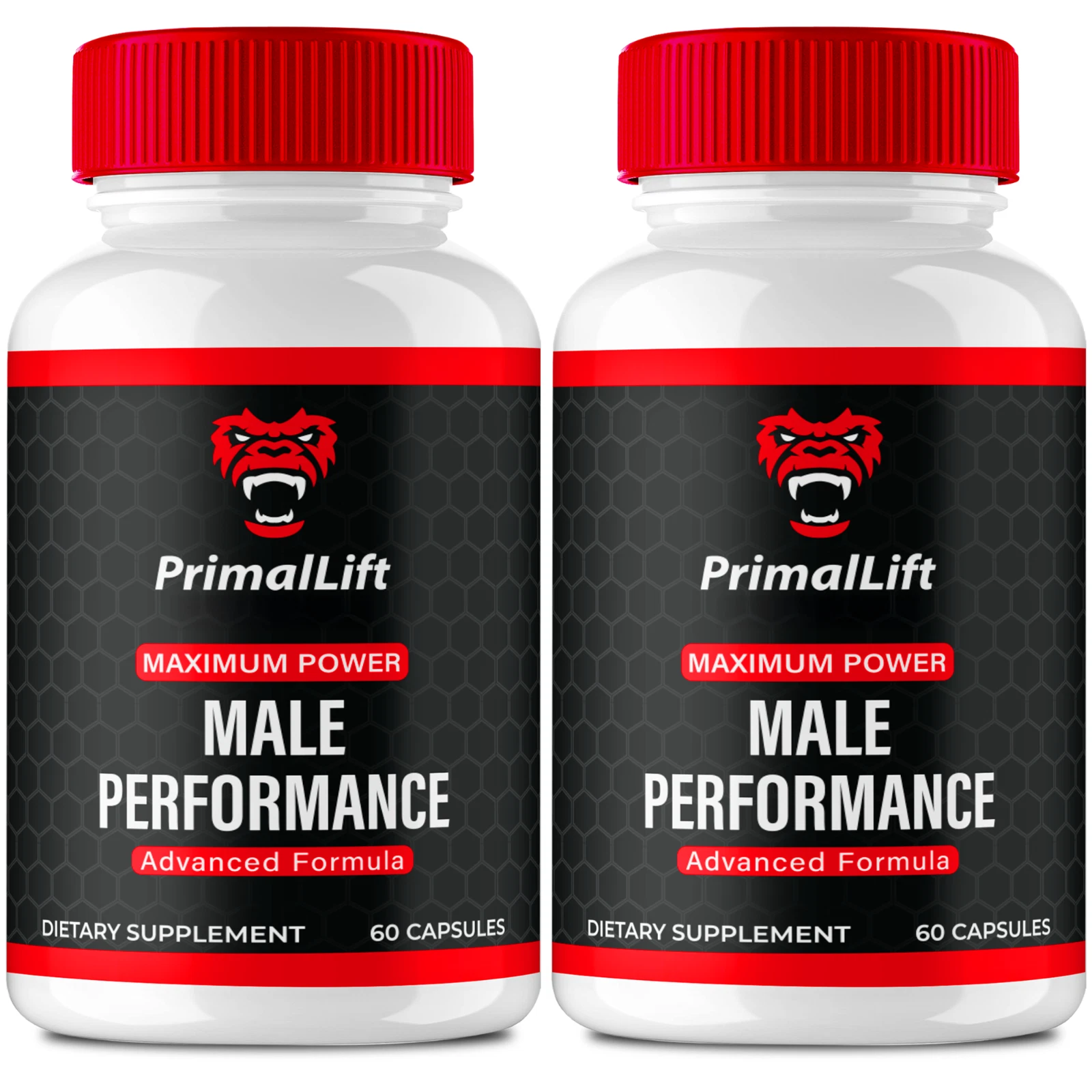 (2 Pack) PrimalLift Male Performance & Vitality Pills, Primal Lift for Men