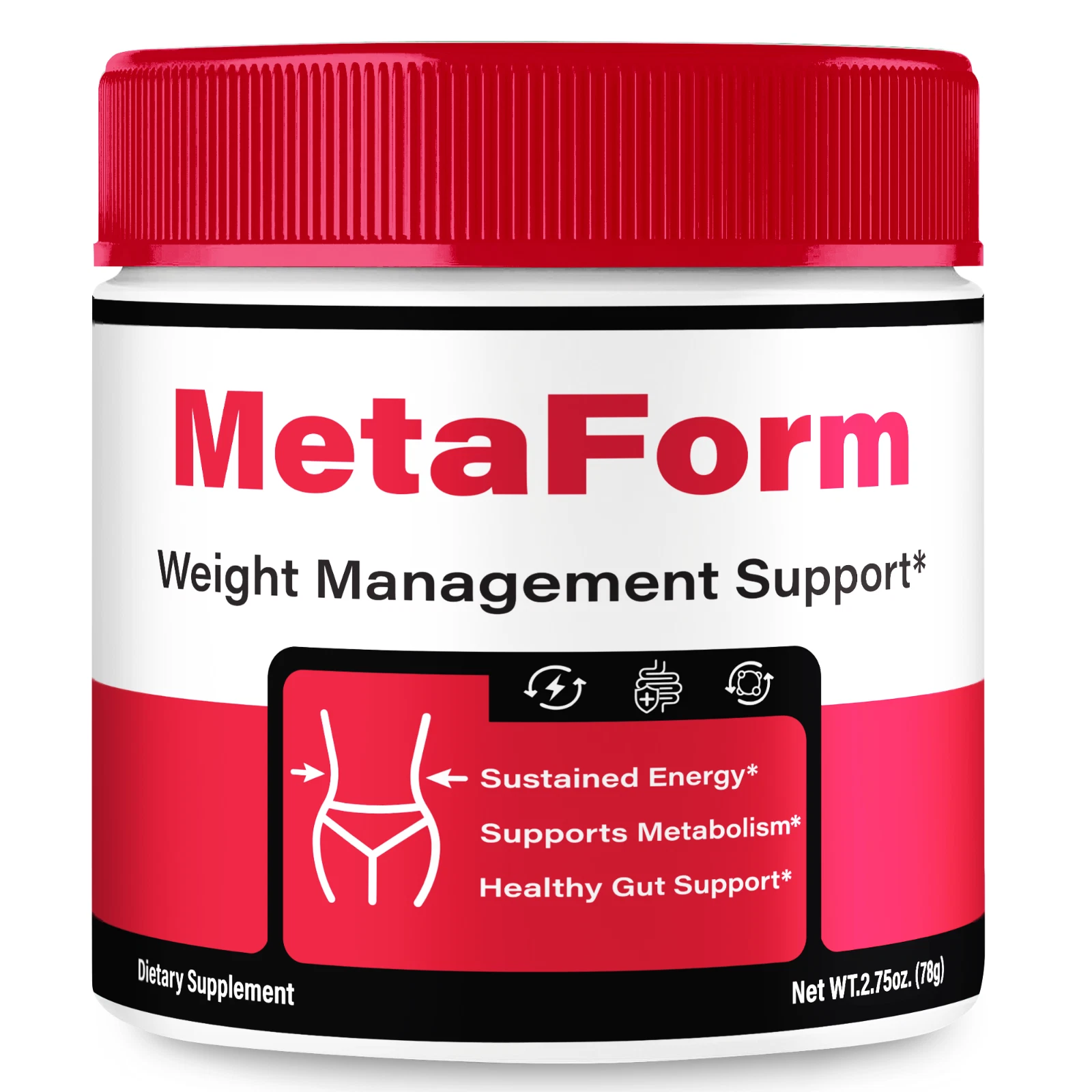 (1 Pack) MetaForm Powder, Advanced Weight Loss Powder for Energy & Fat Burning