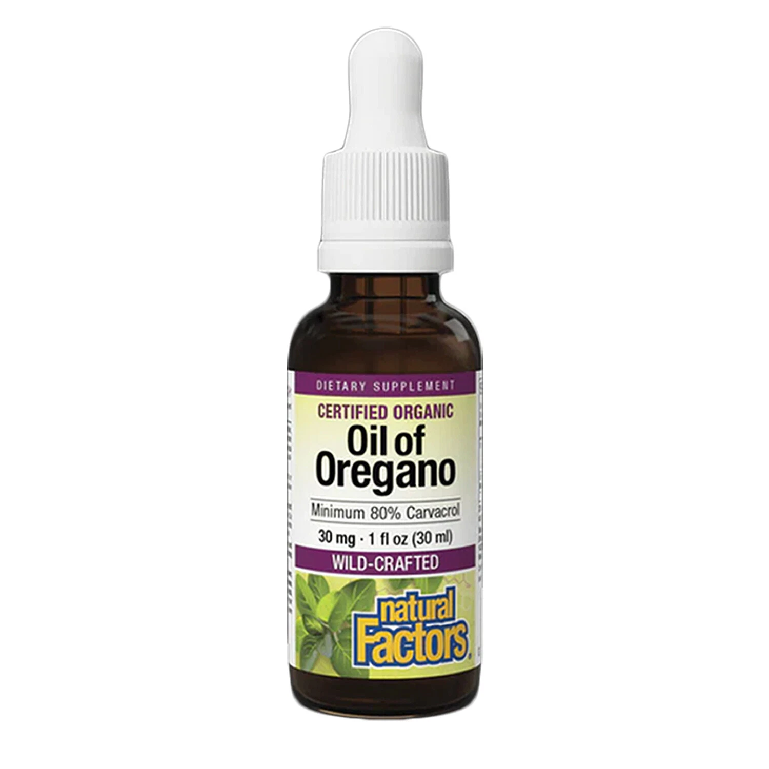 Natural Factors Organic Oil of Oregano, 1 Ounce