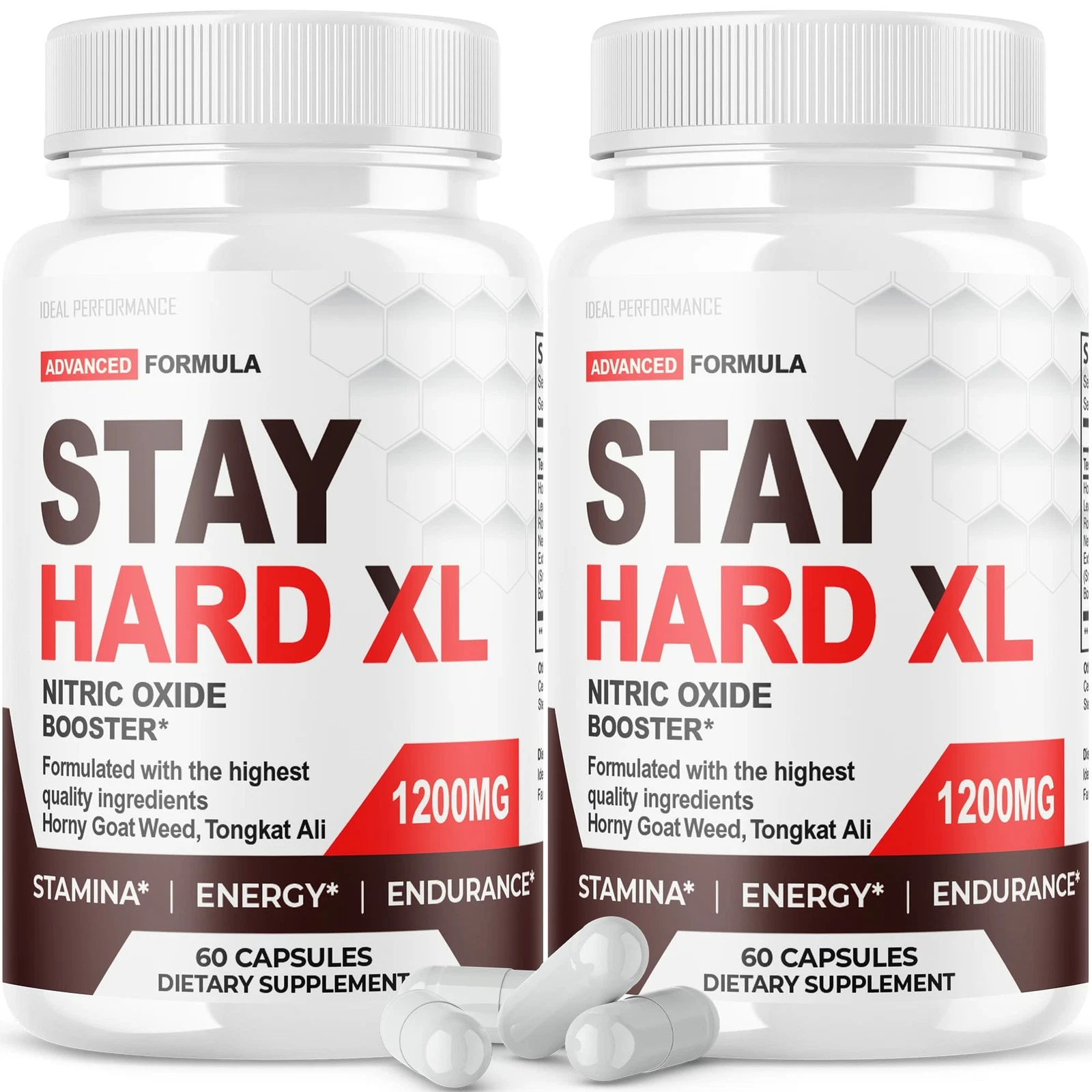 (2 Pack) Stay Hard XL Pills (120 Capsules)
