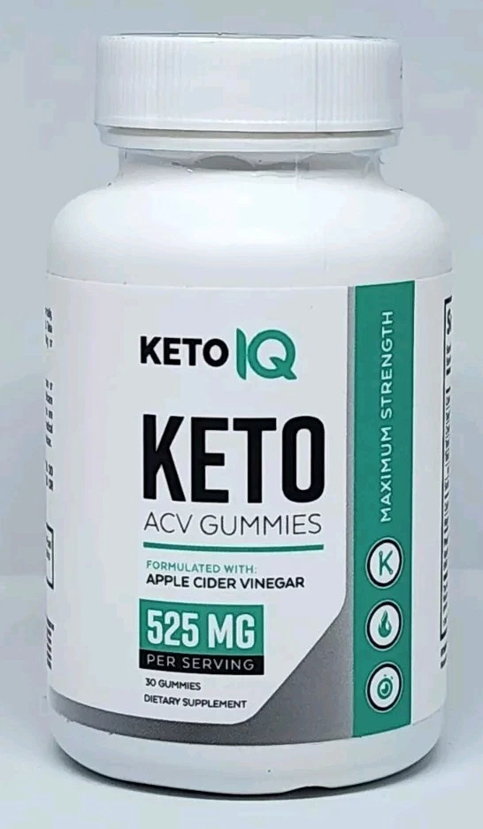 Keto IQ ACV Gummies Apple Cider Vinegar Weight Loss Supplement 30 Gummies 2/2026