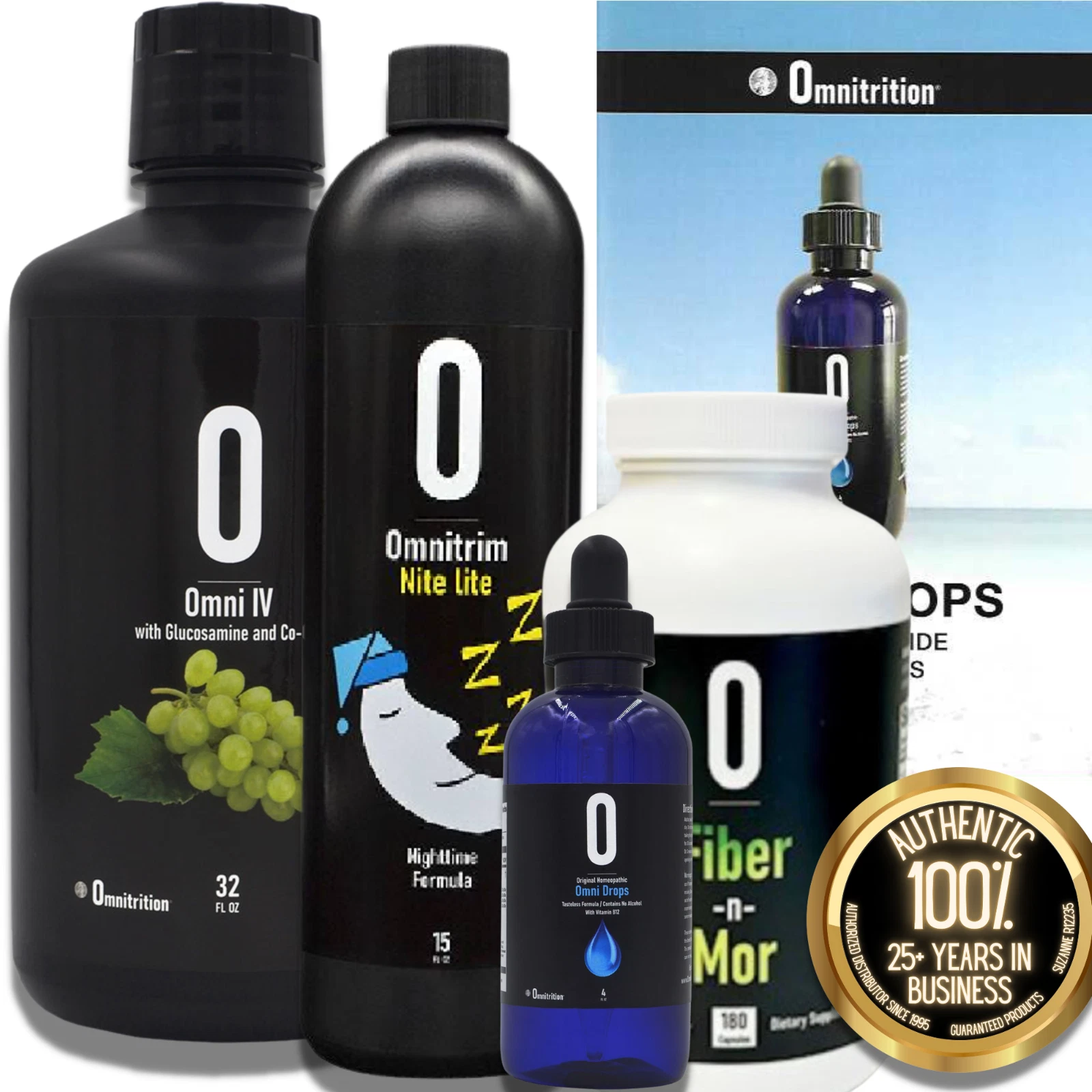 Omnitrition Omni Drop Fab 4 - FRESH IN STOCK, FREE/FAST S/H Distributor R12235