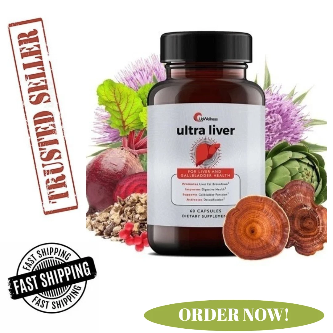 UpWellness Ultra Liver Supplement – 60 Capsules | Liver & Gallbladder Health Sup