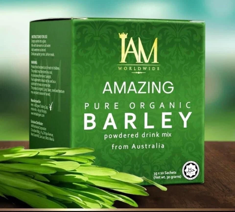 I AM Amazing PURE ORGANIC BARLEY Powdered Drink Mix- US Distributor 🇺🇸🇺🇸🇺🇸