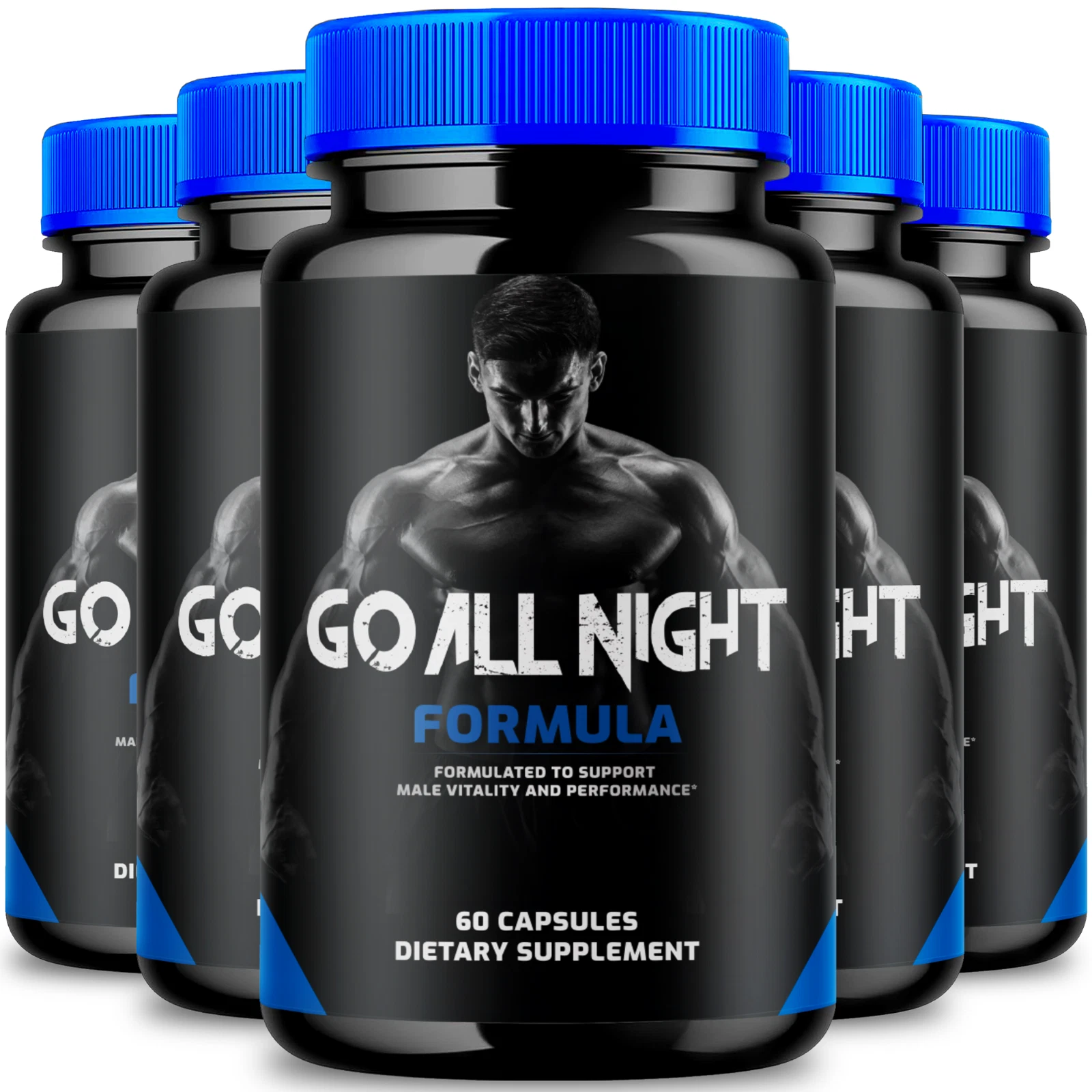 Go All Night Multivitamin for Men - Official Formula (5 Pack)