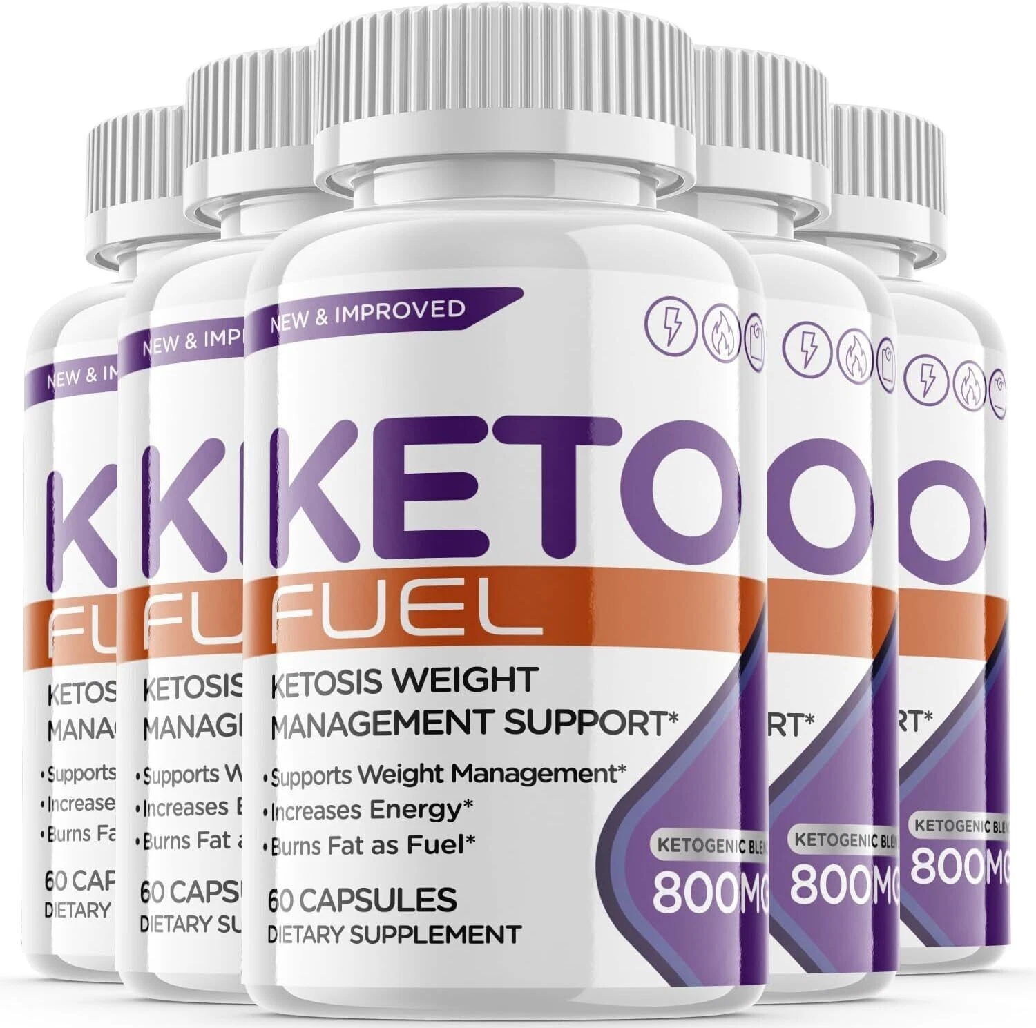 Keto Fuel Capsules - Keto Fuel Supplement For Weight Loss ORIGINAL - 5 Pack