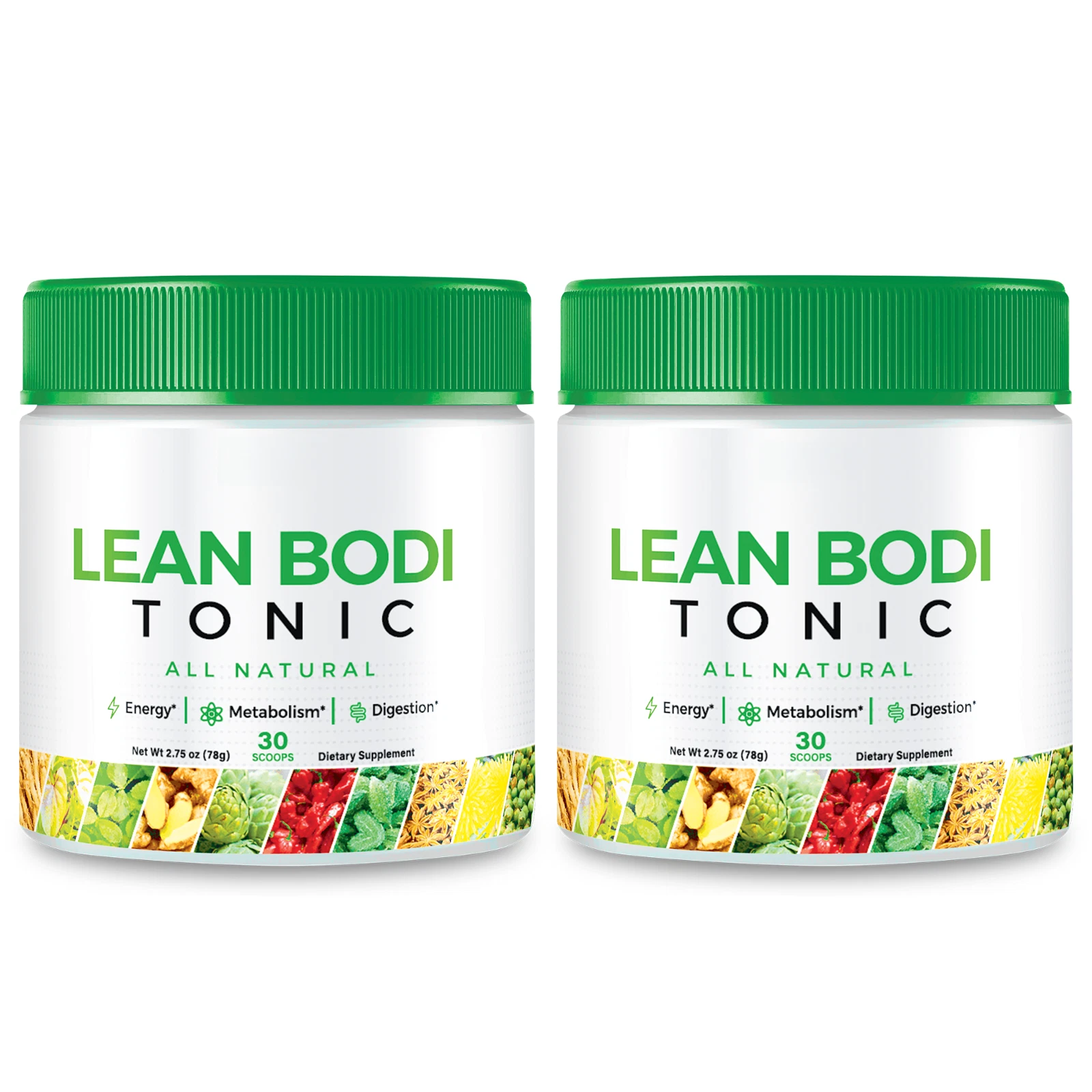 (2 Pack) Nagano Lean Bodi Tonic, Keto Powder for Weight Loss (5.5oz)