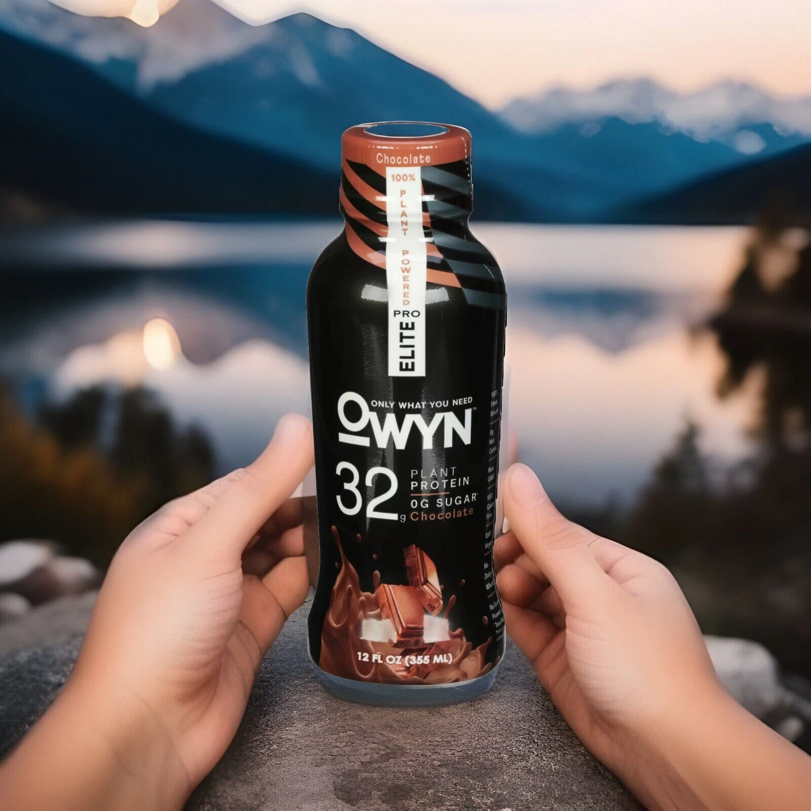 Owyn Plant Protein RTD Elite Chocolate 12 Pack