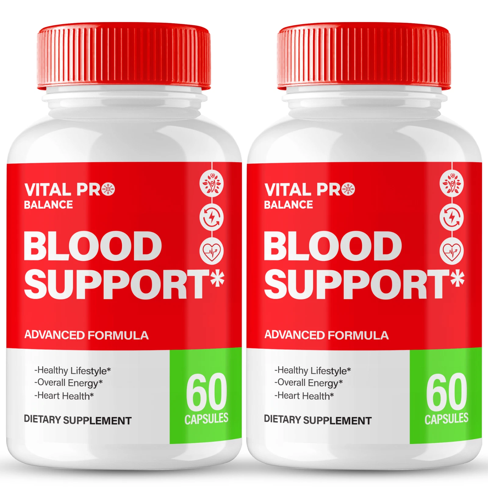 (2 Pack) Vital Pro Balance Blood Sugar Pills to Aid Heart Health & Circulation