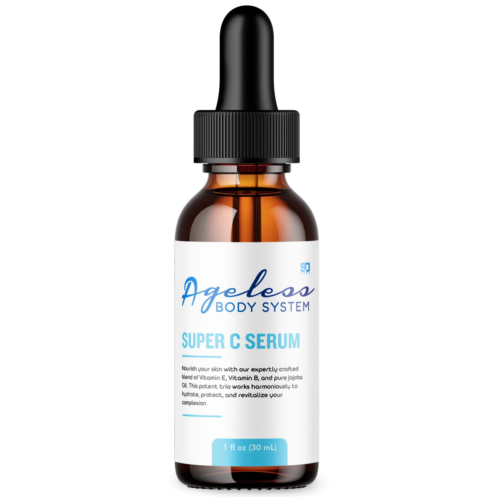 Ageless Body System Super C Serum Support Hydration & Skin Nourishment (1 Pack)