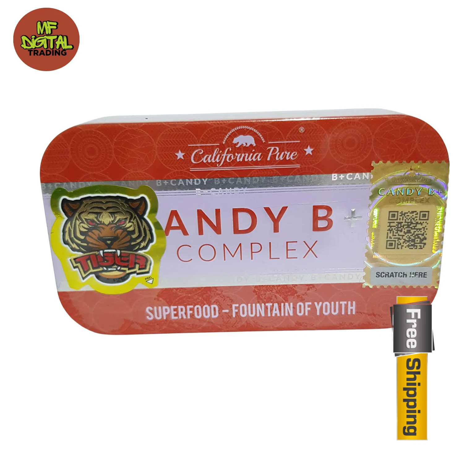 Candy B+ Complex Tiger for Male Performance 100% Genuine (EXP 12/2027) USA STOCK