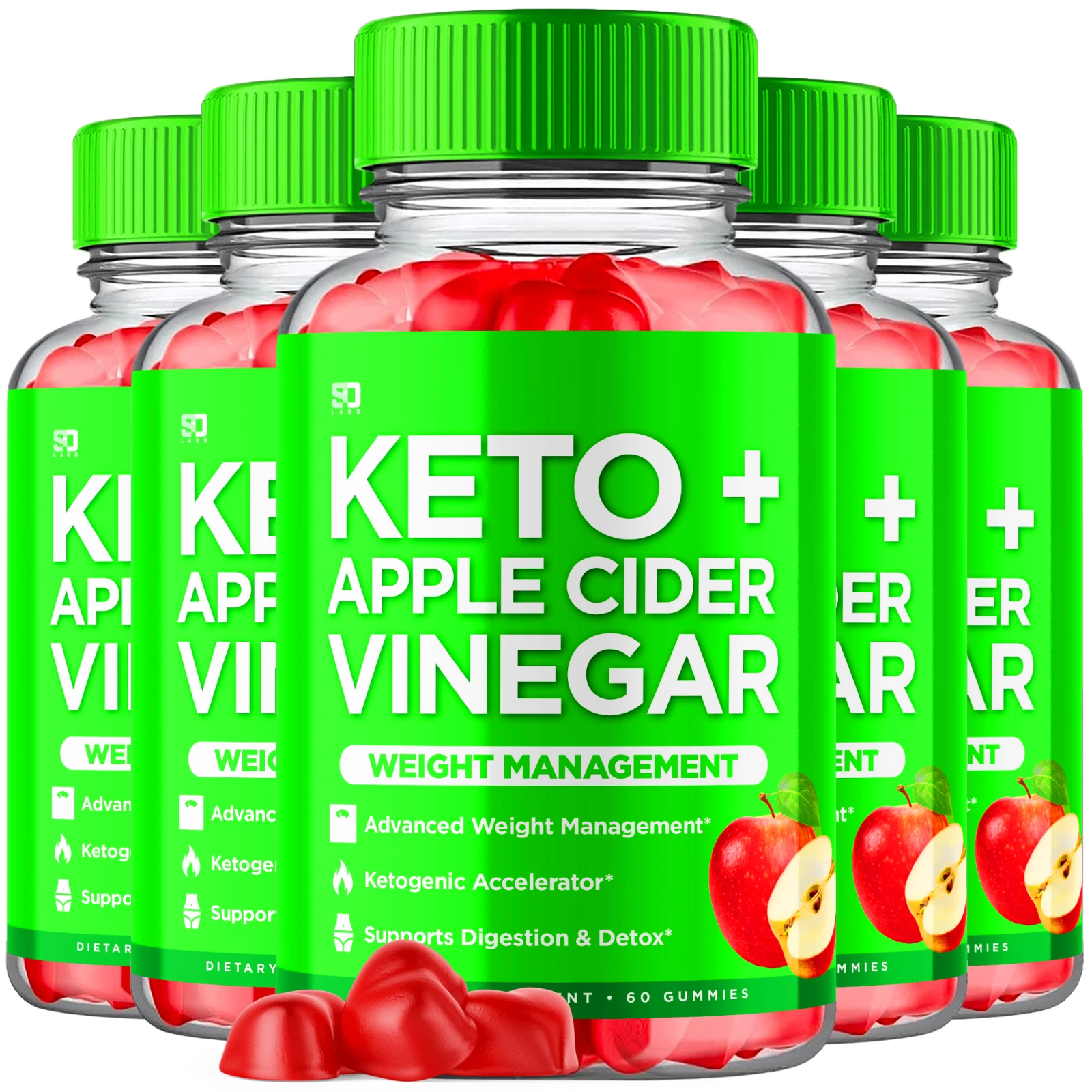 Peak Ketosis – Supports Weight Management and Digestion Health (5 Pack)