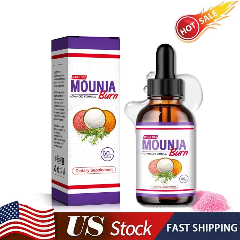Mounja Burn Dietary Supplement Drops for Weight Loss, Fat Burning Liquid Formula