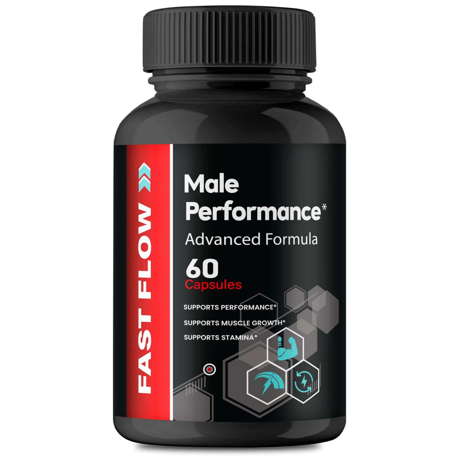Fast Flow Male Enhancement Capsules, Advanced Performance Pills for Men 60ct