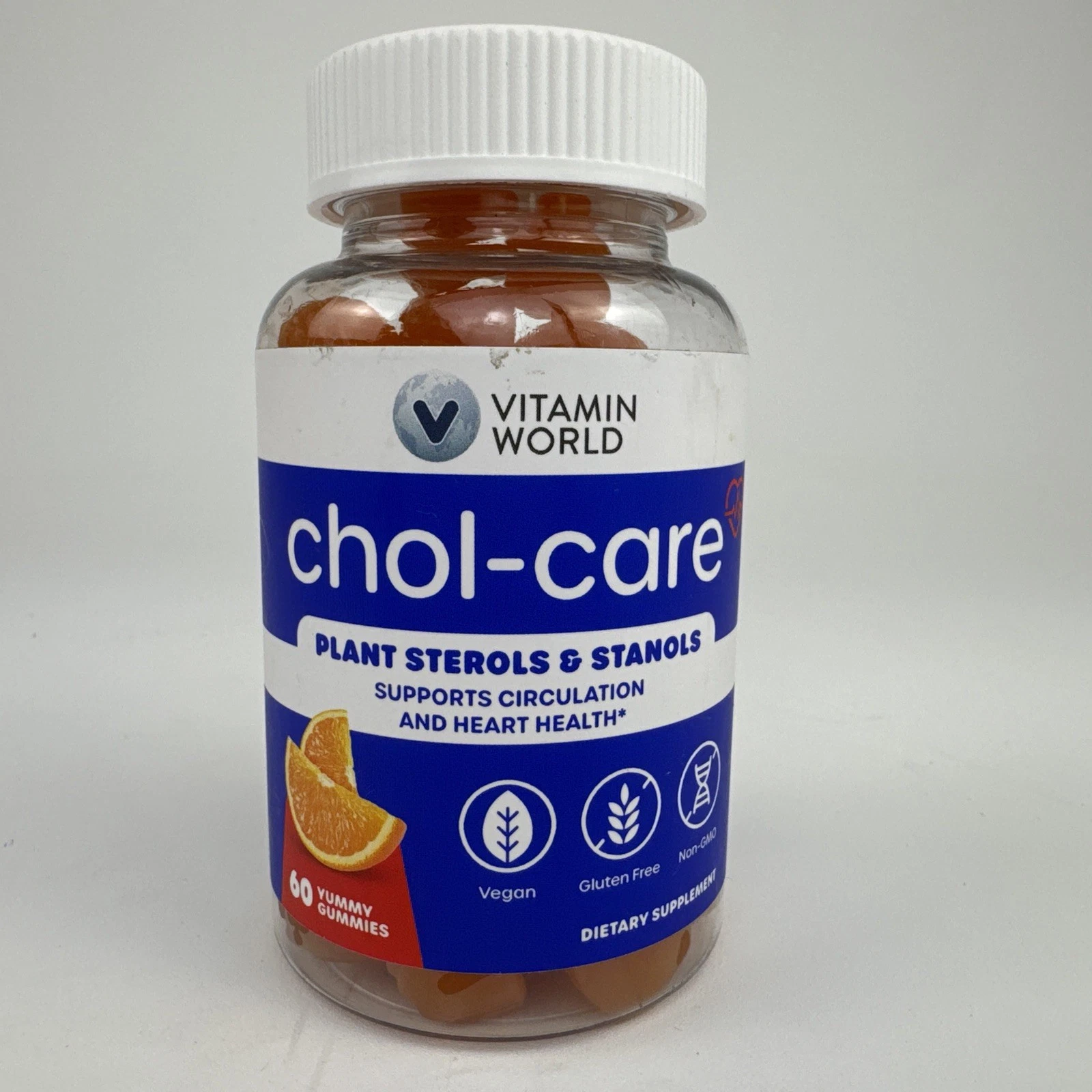 Vitamin World chol-care Cholesterol 60 Gummies Super Chol Plant Sterols Stanols