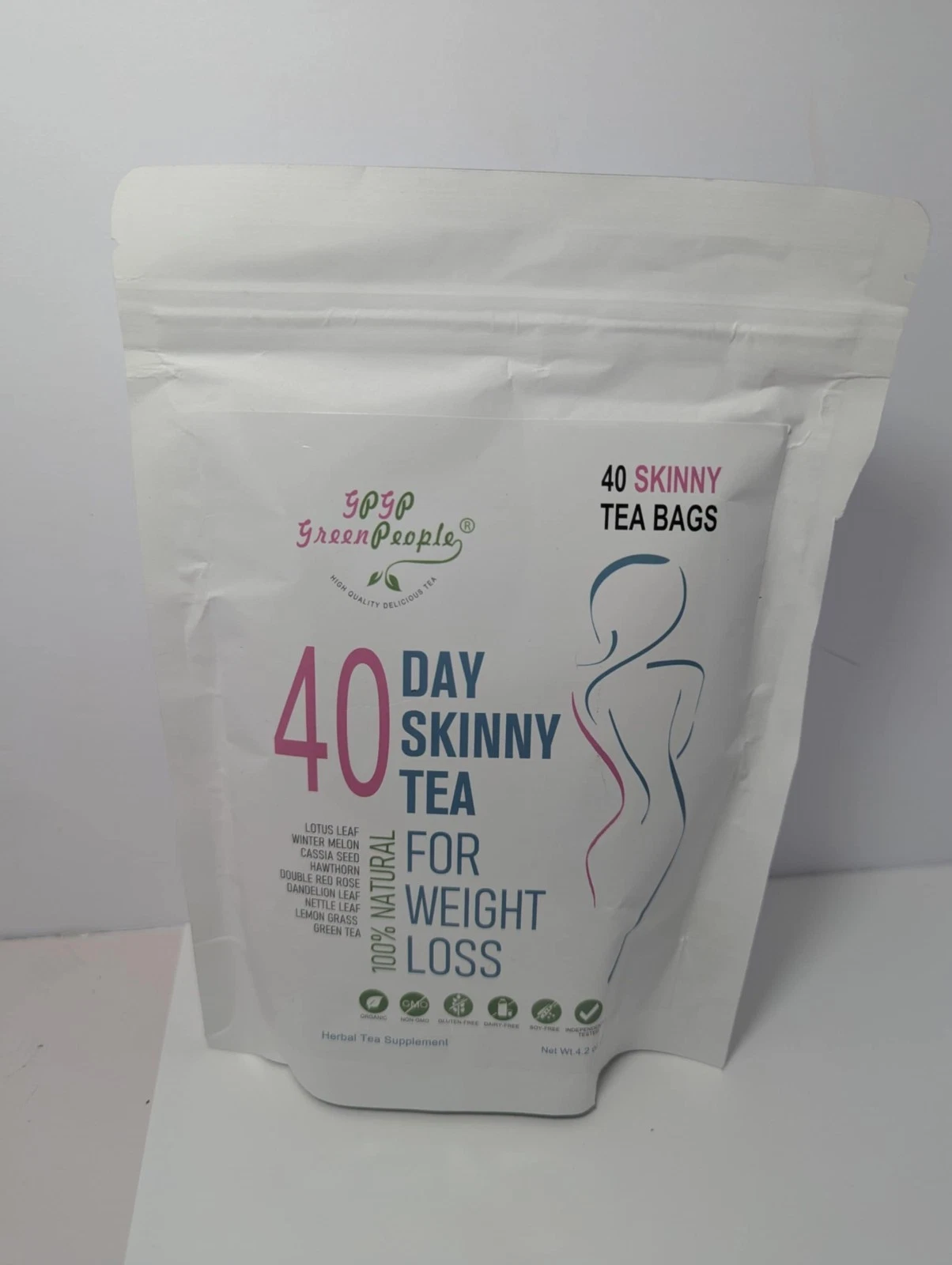 Skinny Tea with Dandelion Root, Hawtorn Support Detox & Cleanse Weight Loss