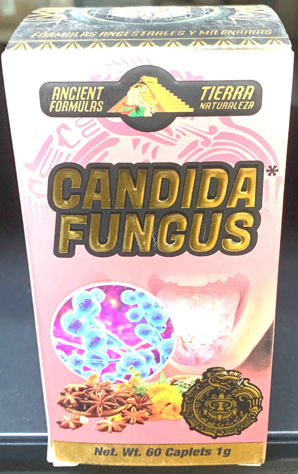 Hongo Candida Suplemento Natural Candida Fungus Natural Supplement, 60 Capletas