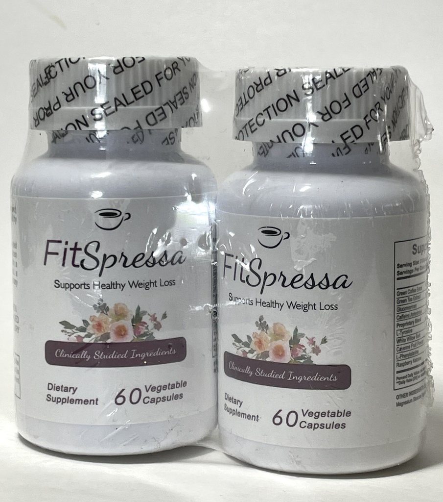 Lot 2: FitSpressa Supports Healthy Weight Loss, 60 ct Each - EX 9/26