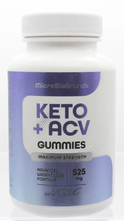 MicroBio Brands Keto + ACV Advanced Weight Loss Formula, 30 Gummies