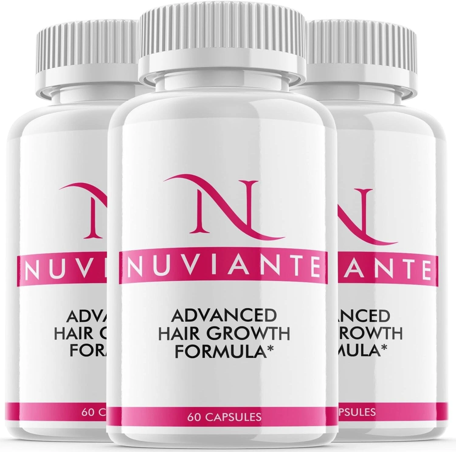 3 Pack - Nuviante Hair Supplement Pills, Support Healthy Hair Growth (180 Pills)