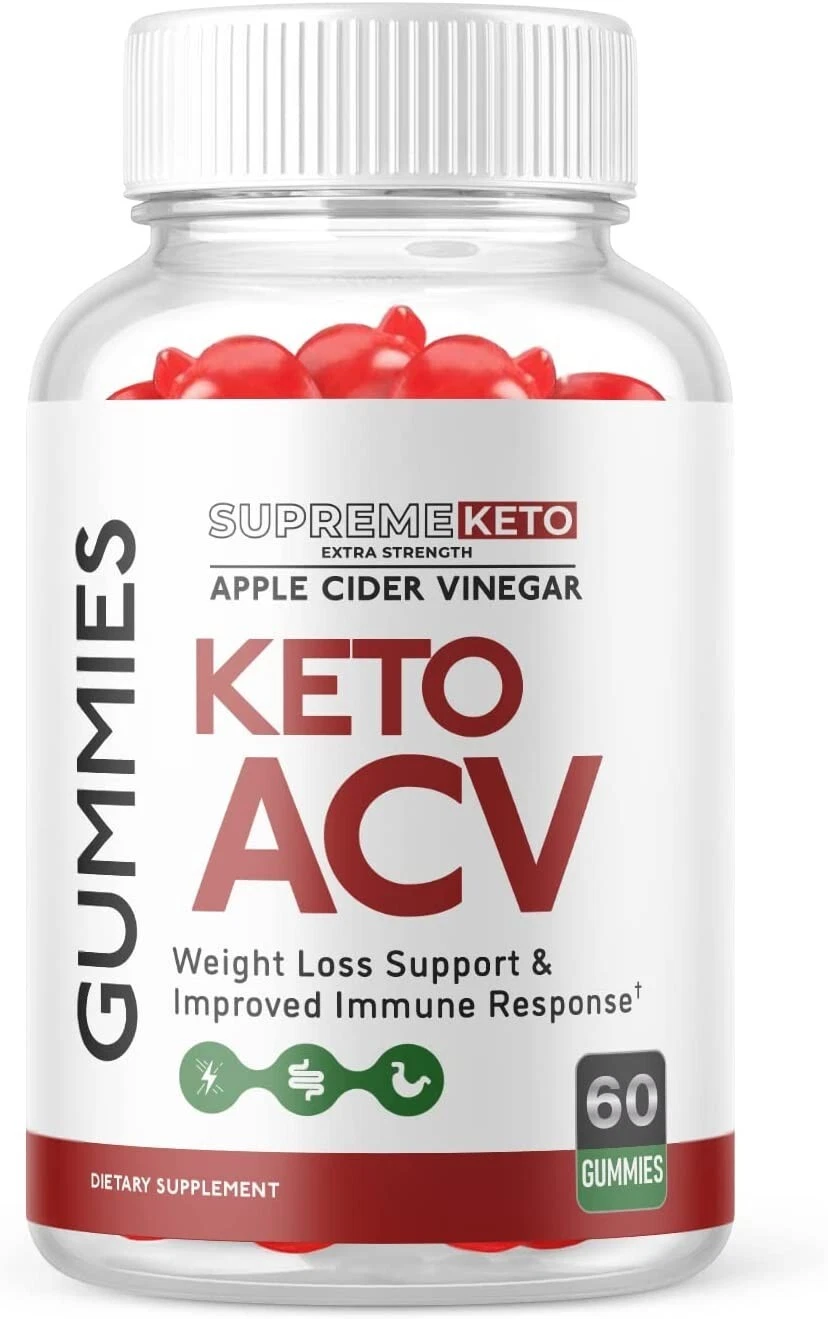1 Pack- Supreme Keto ACV Gummies, Weight Loss Supplement-60 Gummies