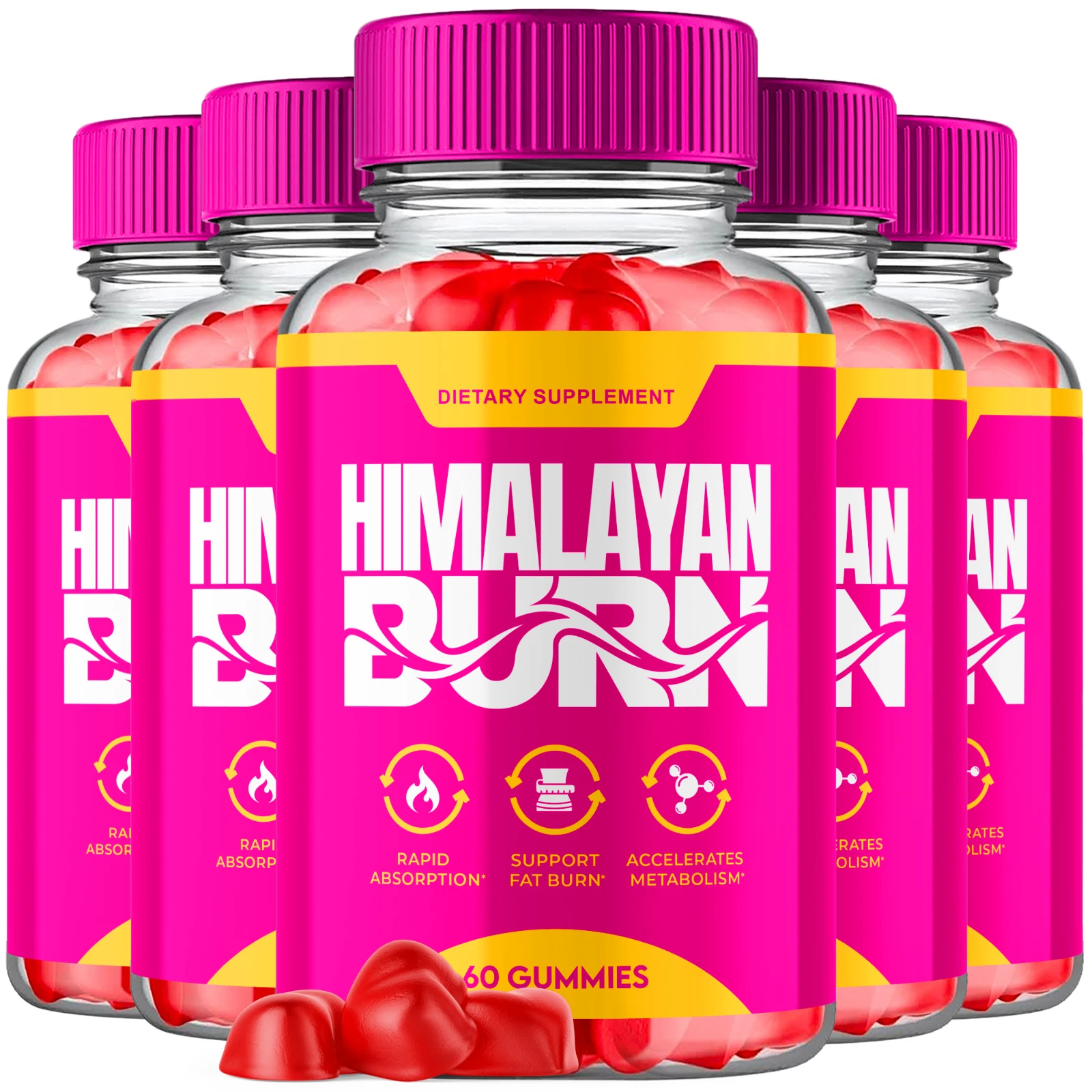 Himalayan Burn Keto ACV Gummies Advanced Formula Fitness Supplement 300 Gummies