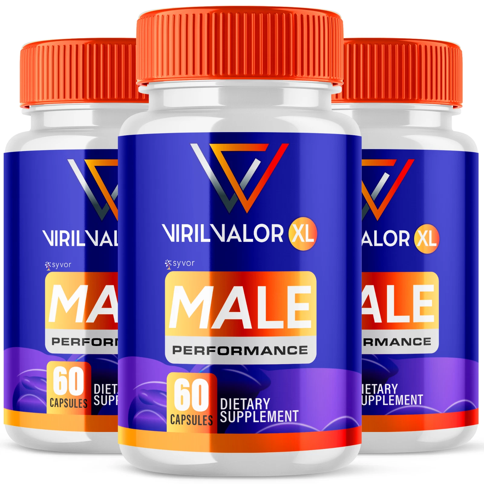 Viril Valor XL Pills Advanced Vitality Support Formula Supplement 180 Capsules