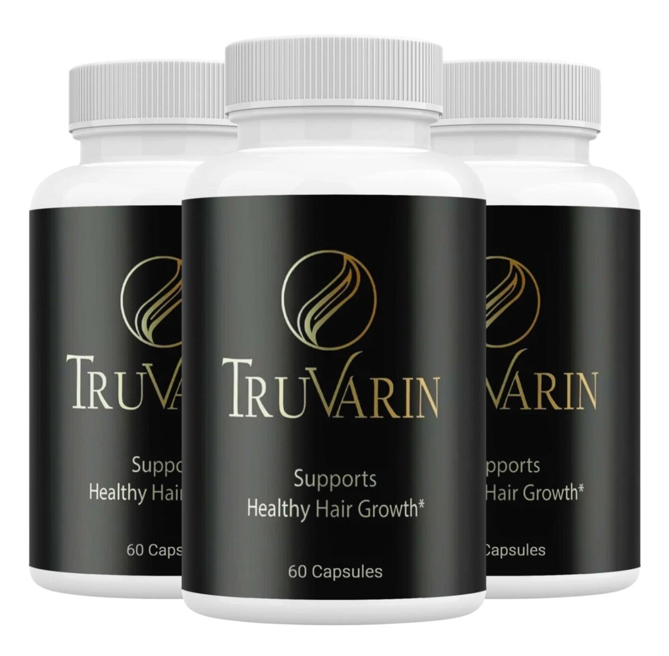 Truvarin Advanced Hair Growth Pills to Reduce Hair Loss and Thinning (3 Pack)