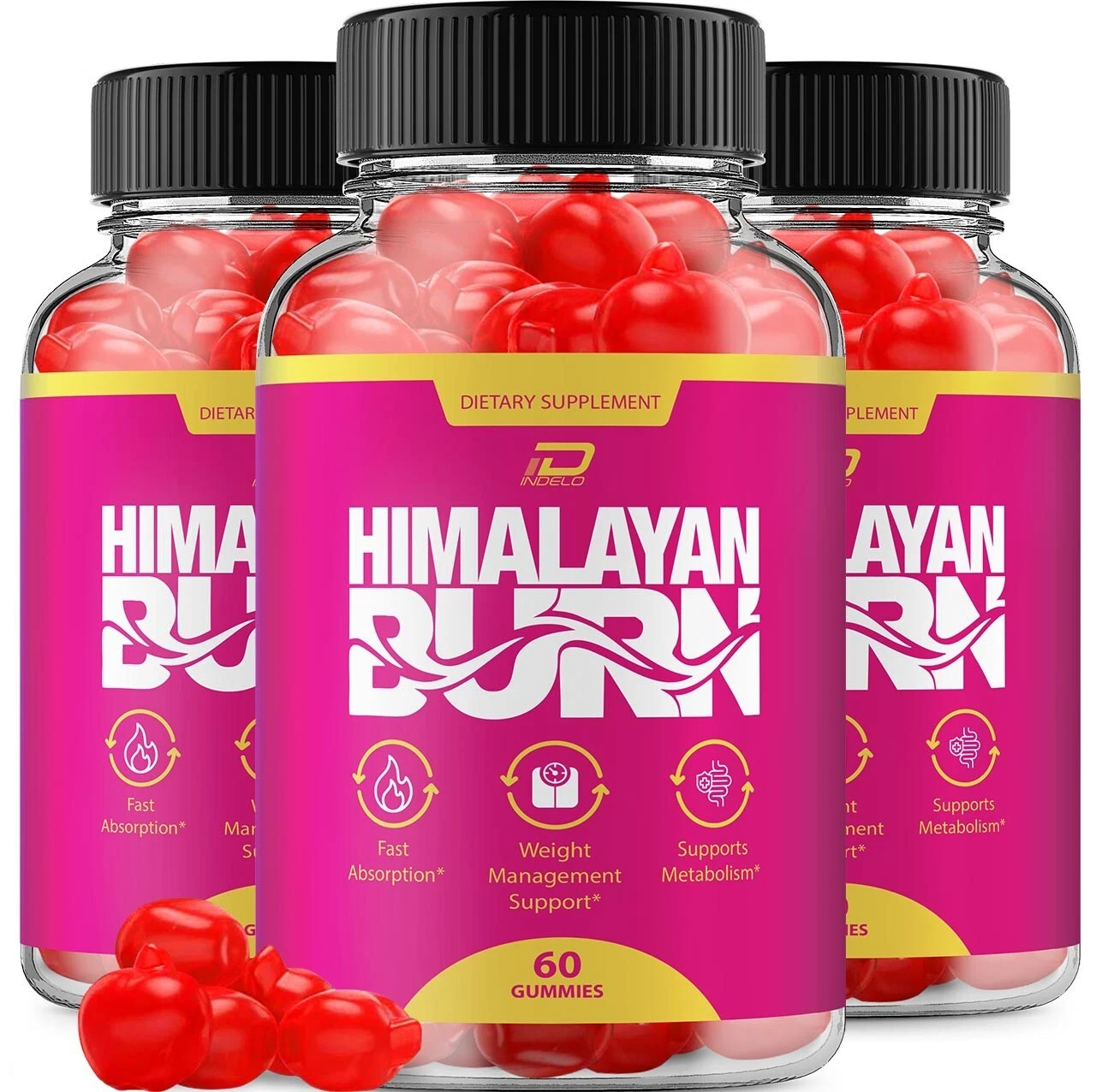(3 Pack) Himalayan Burn Keto ACV Gummies Supplement – HimalayanBurn ACV Gummy