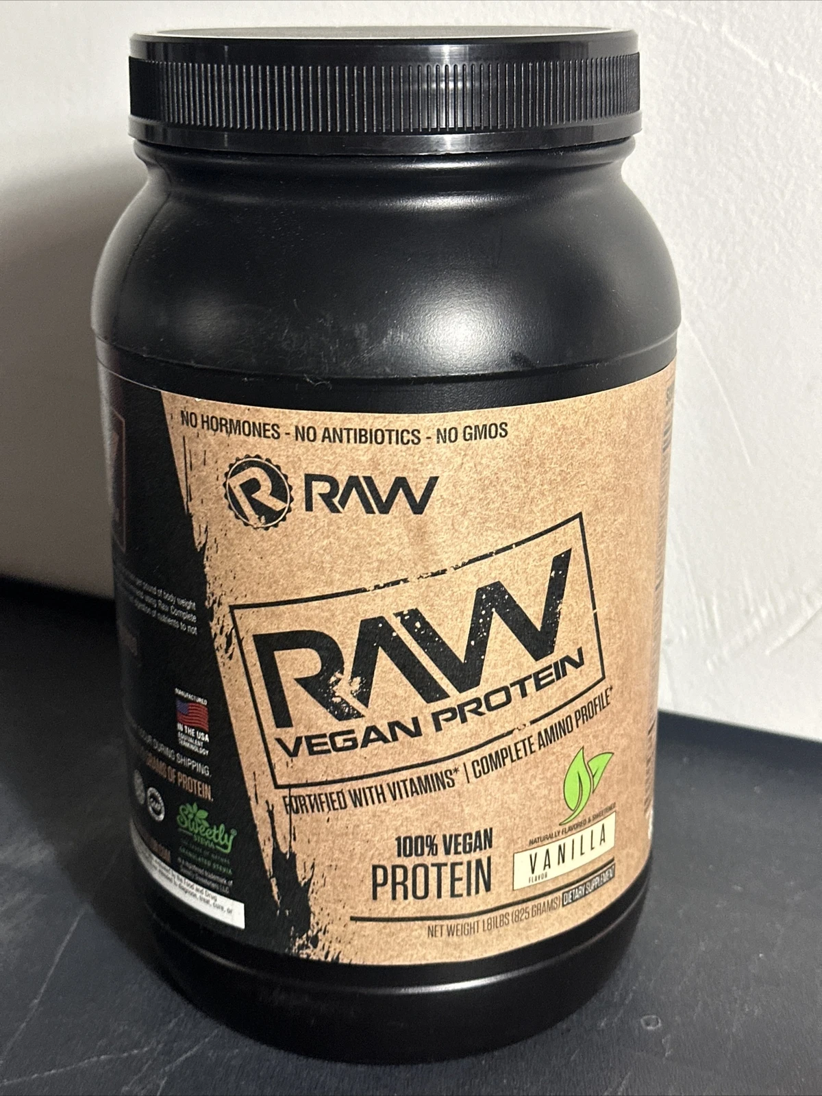 Vegan Protein, Vanilla, 1.81 lbs (825 g) Read Clearance!