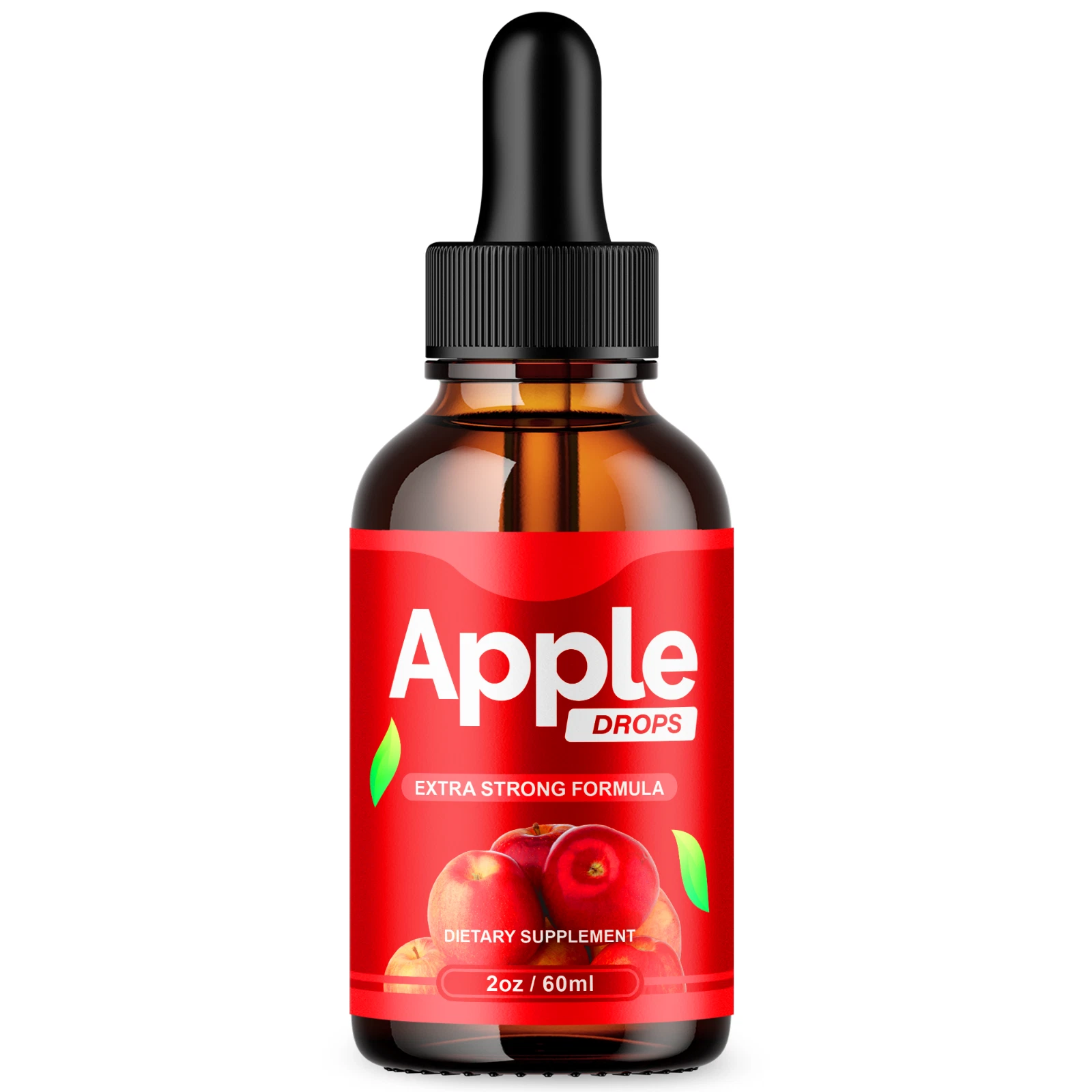 Apple Drops Extra Strong Formula AppleDrops Liquid Dietary Supplement (2oz)