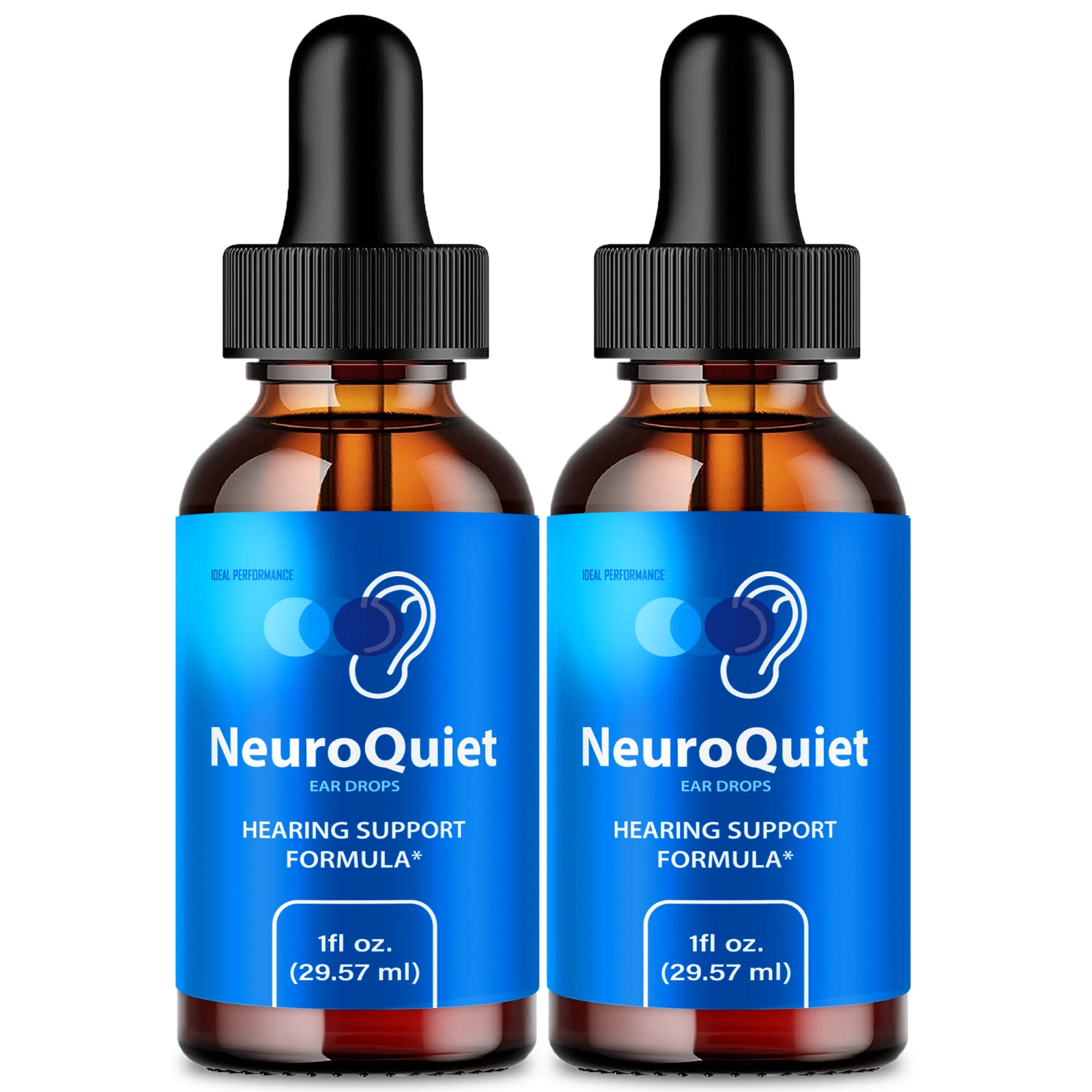 (2 Pack) NeuroQuiet Hearing Aid Drops, Neuro Quiet to Protect Neural Pathways