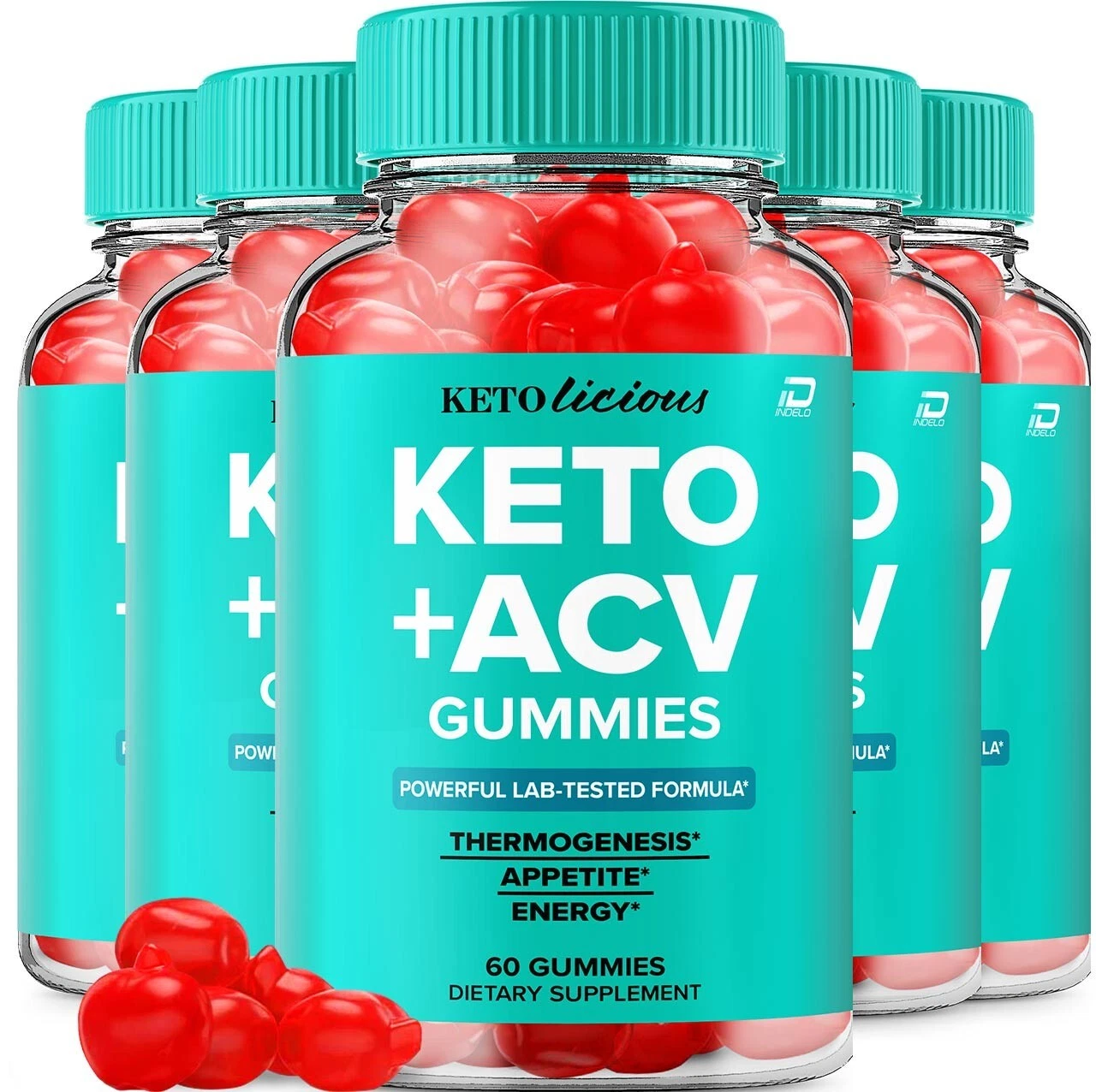 (5 Pack) Ketolicious Keto ACV Gummies Supplement – Keto licious Vitamin B12