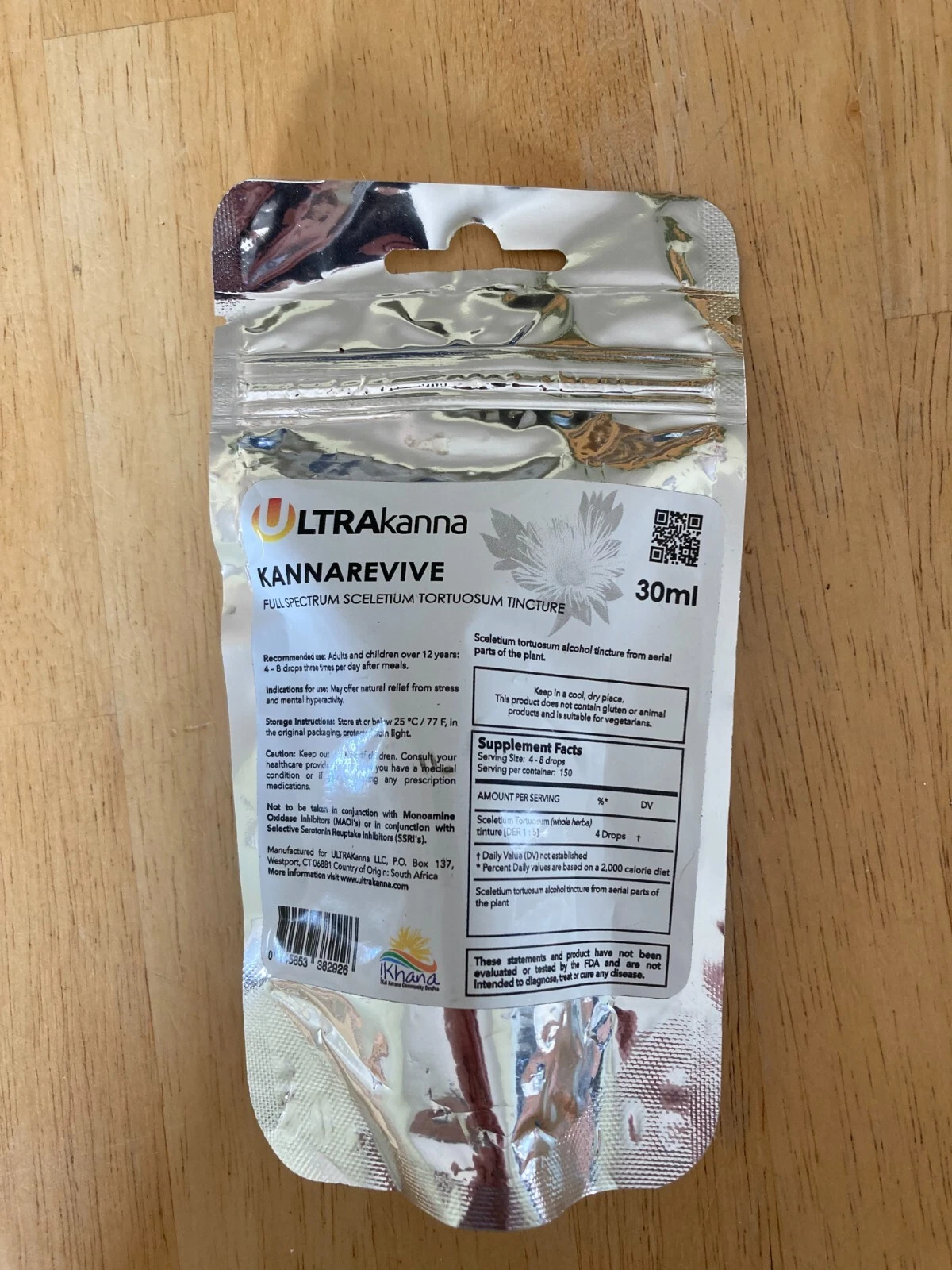 UltraKanna High Quality Kanna Revive Extract Droplets 30ml Liquid Tincture